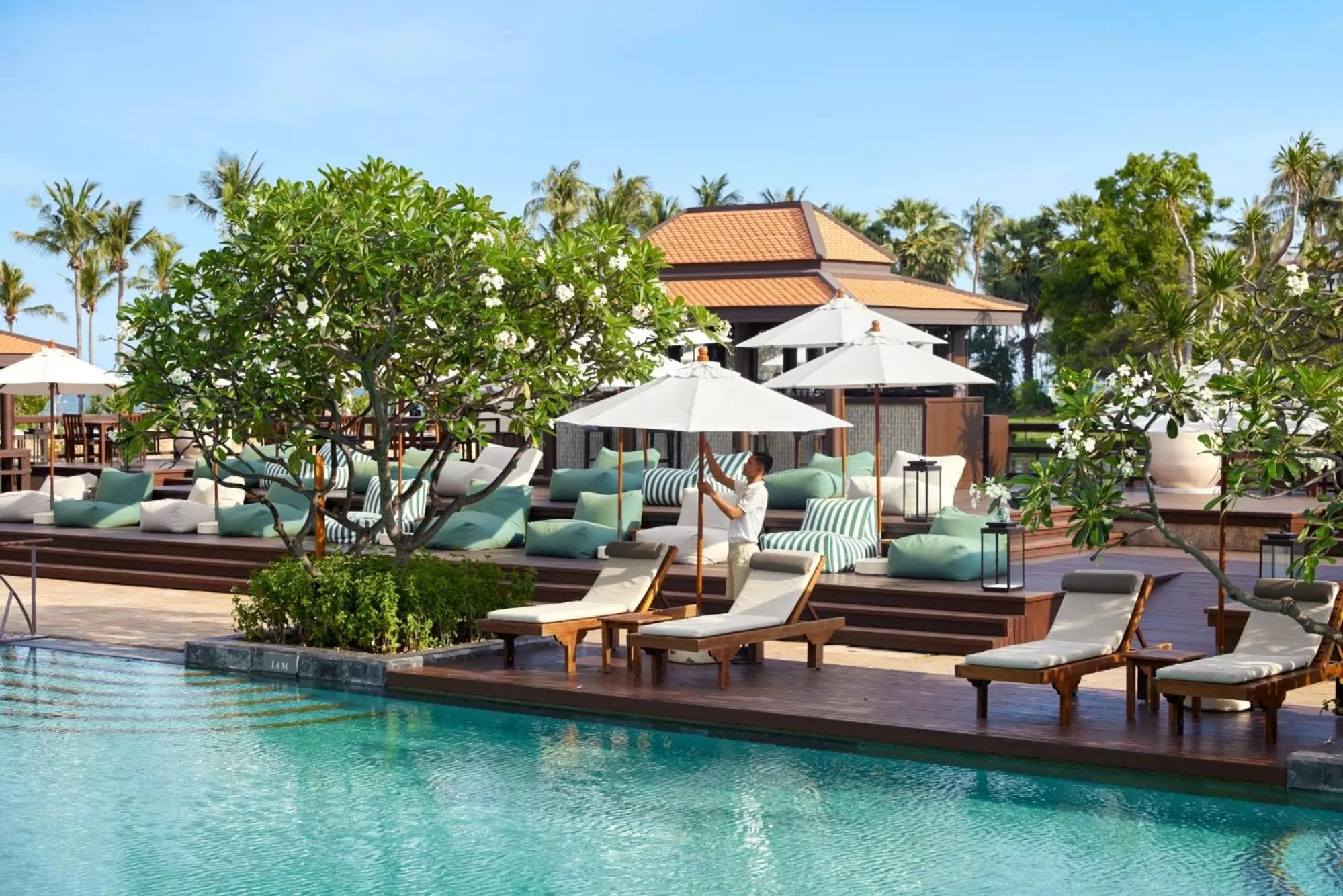 Swimming pool in Dusit Thani Hua Hin