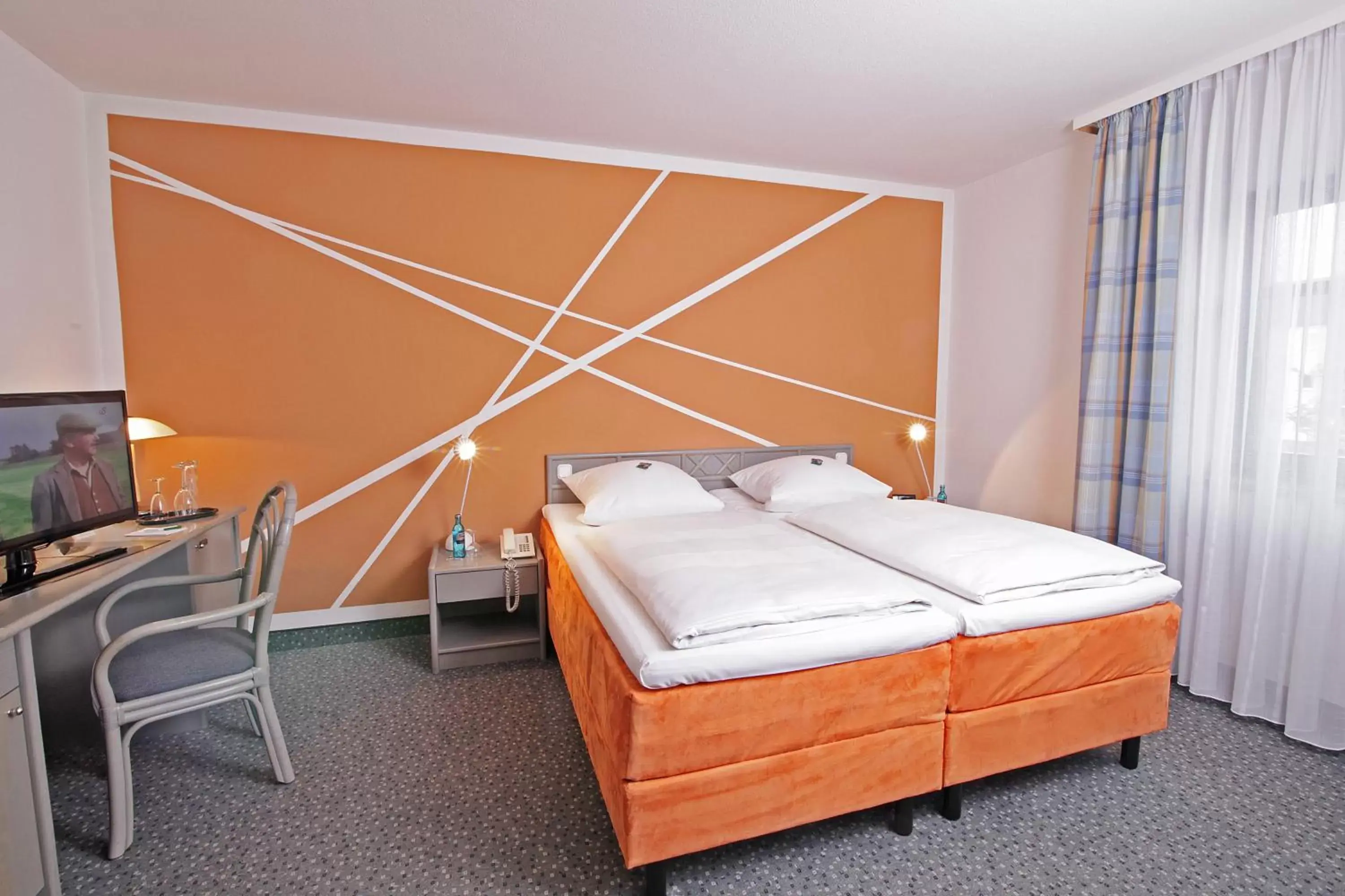 Bed in Art-Hotel Erlangen Bed in Art-Hotel Erlangen