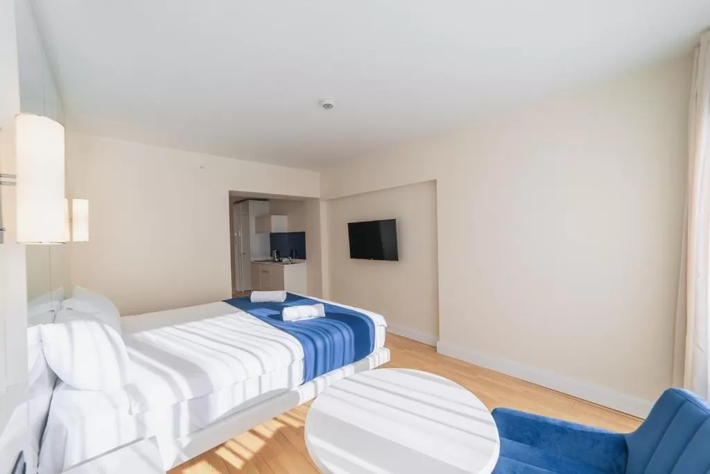 Bed in Orbi City Batumi Beach