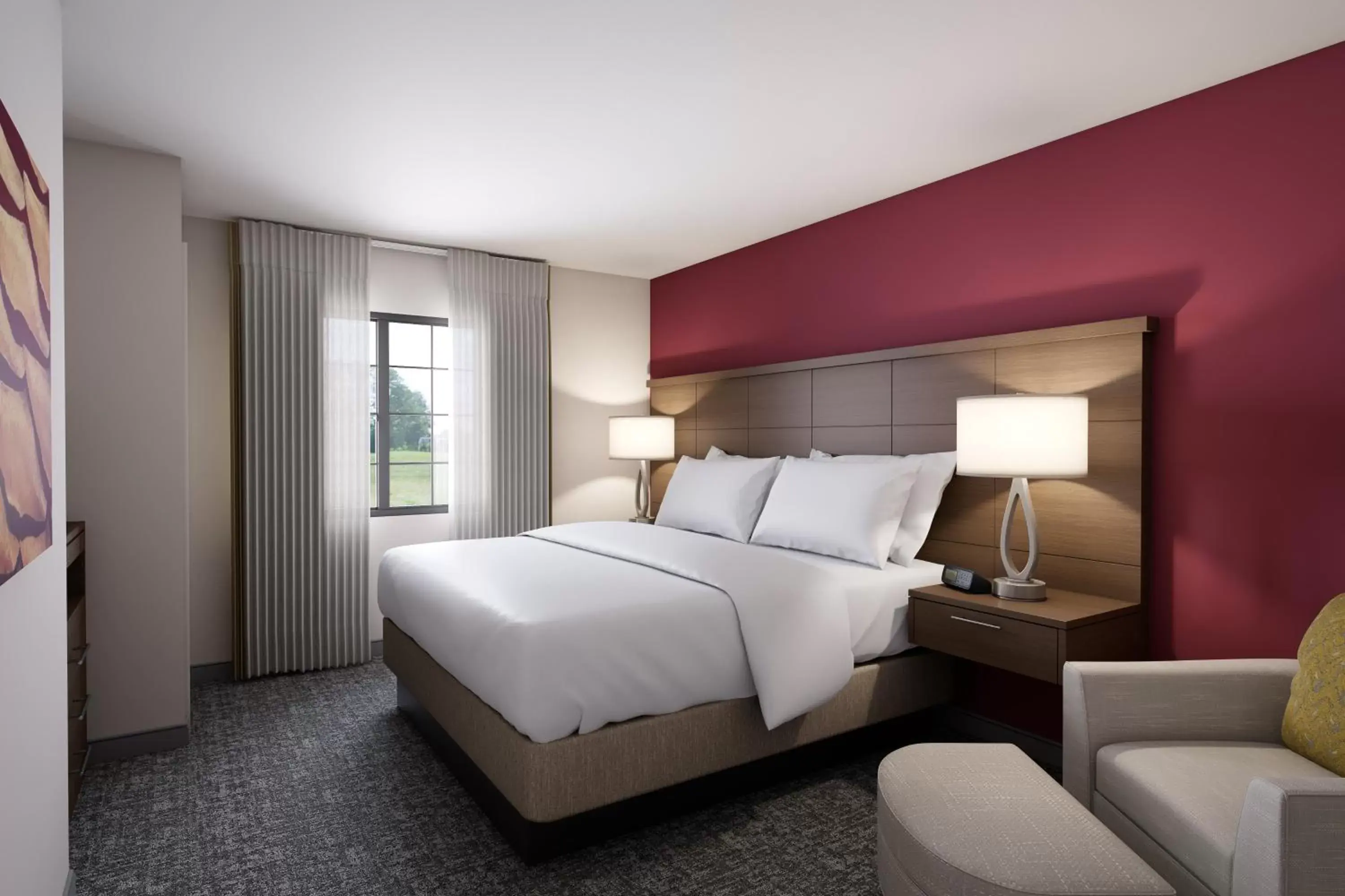 Photo of the whole room, Bed in Staybridge Suites - Houston IAH Airport East, an IHG Hotel