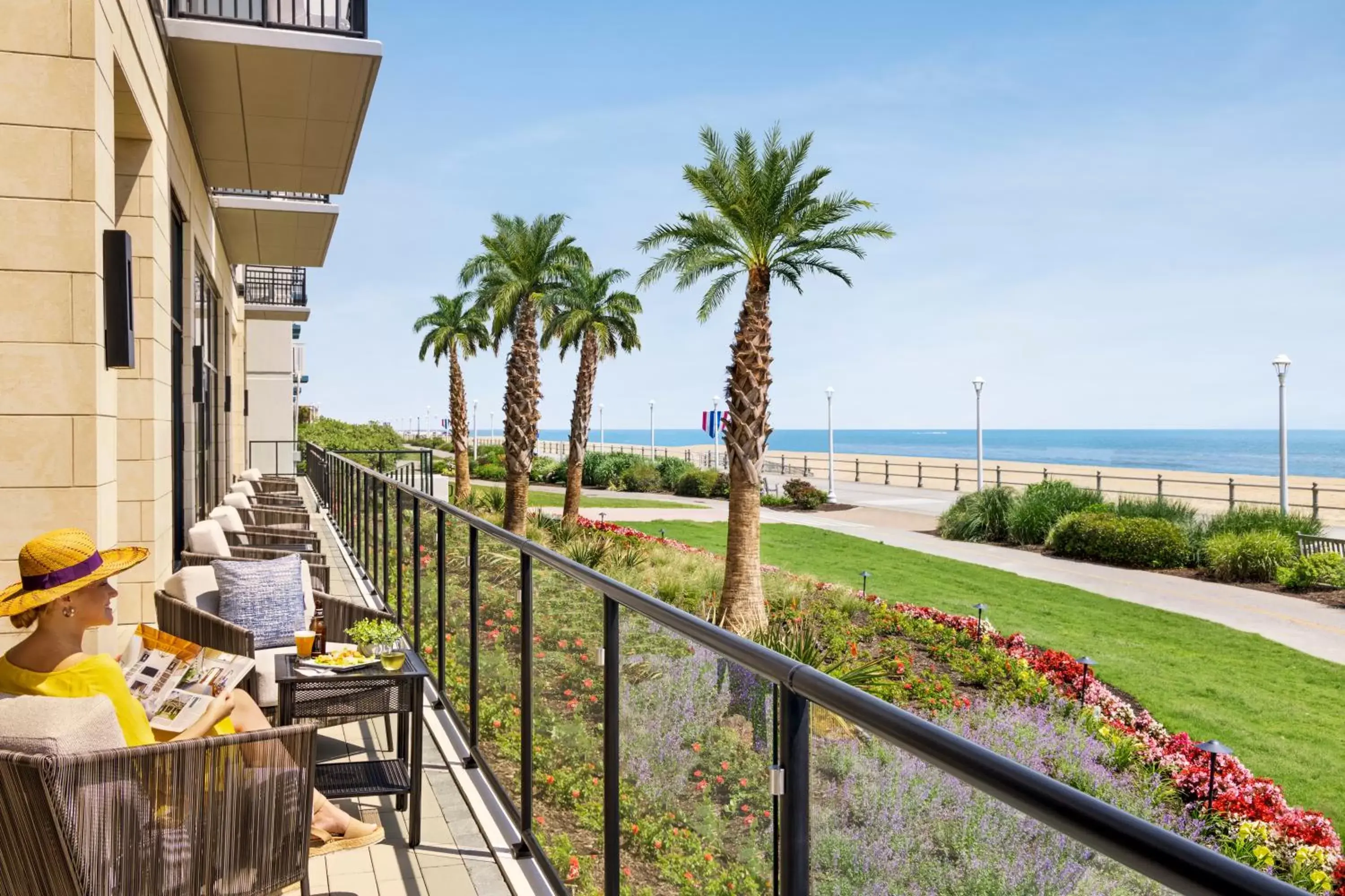 Patio, Balcony/Terrace in Hyatt Place Virginia Beach Oceanfront