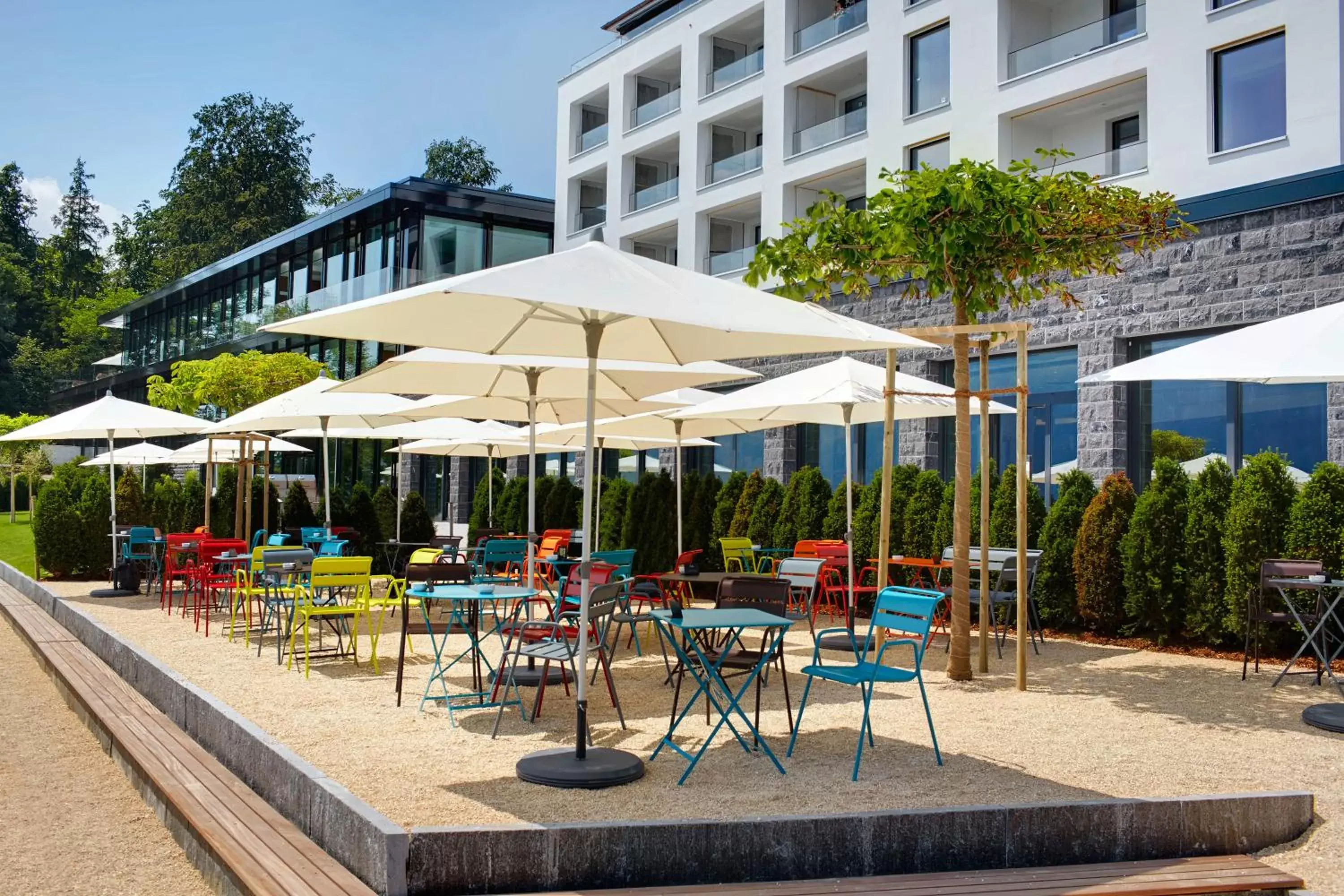 Balcony/Terrace, Restaurant/Places to Eat in Campus Hotel Hertenstein