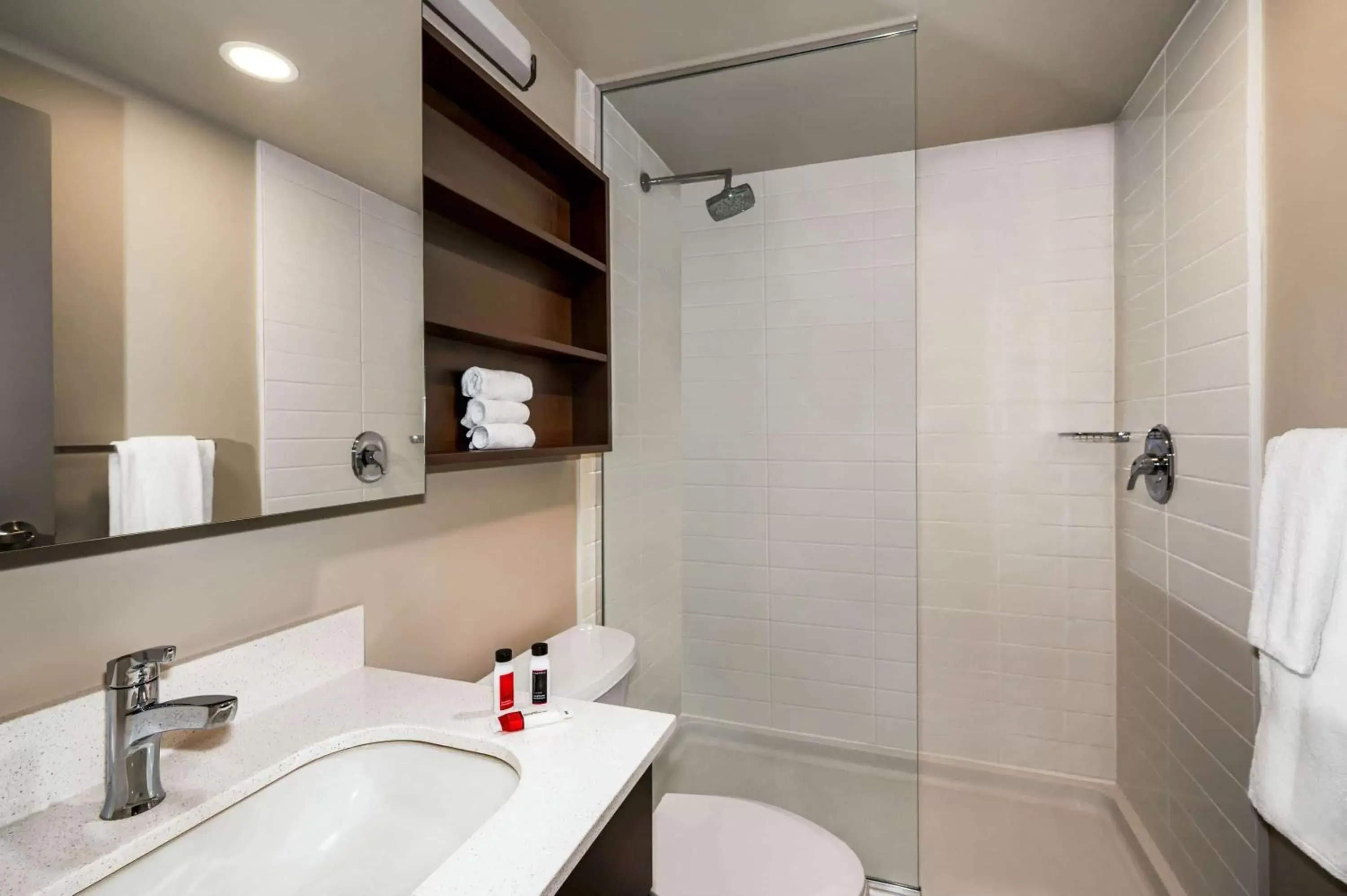 Bathroom in Microtel Inn & Suites by Wyndham Aurora