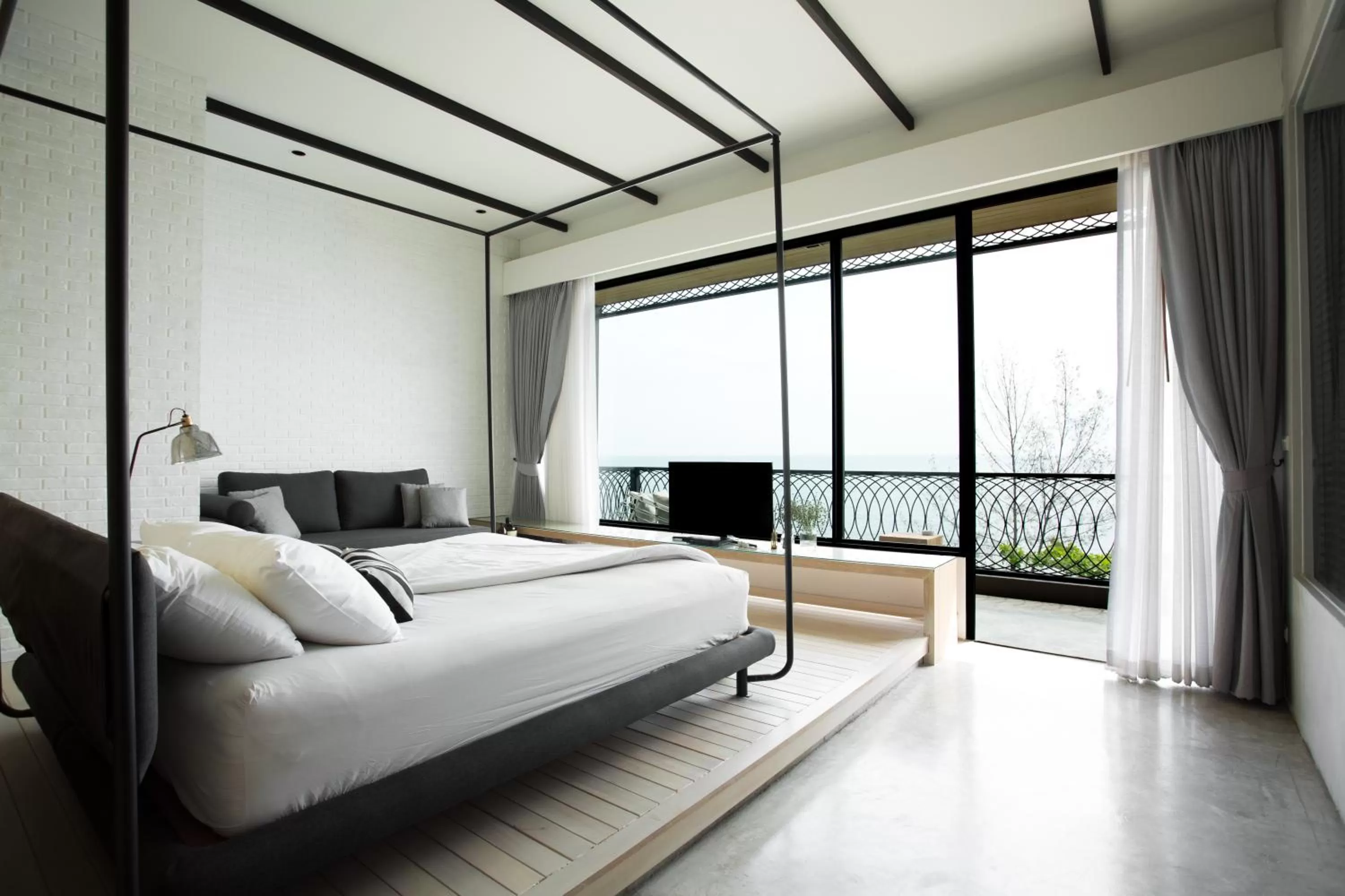 Bed in Siambeach Resort