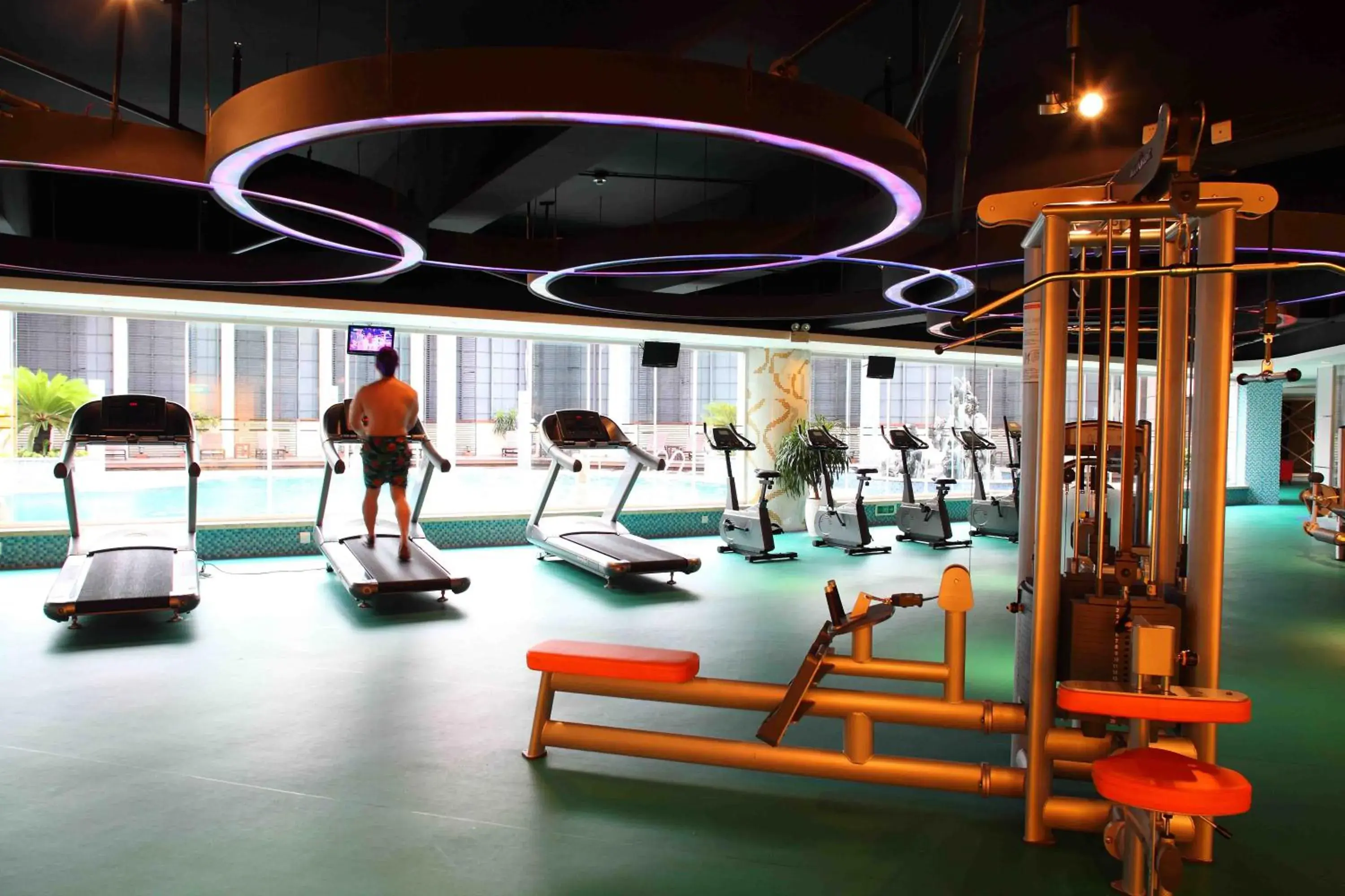 Fitness centre/facilities, Fitness Center/Facilities in Haikou Mingguang Shengyi Hotel (Previous Mingguang International Hotel)