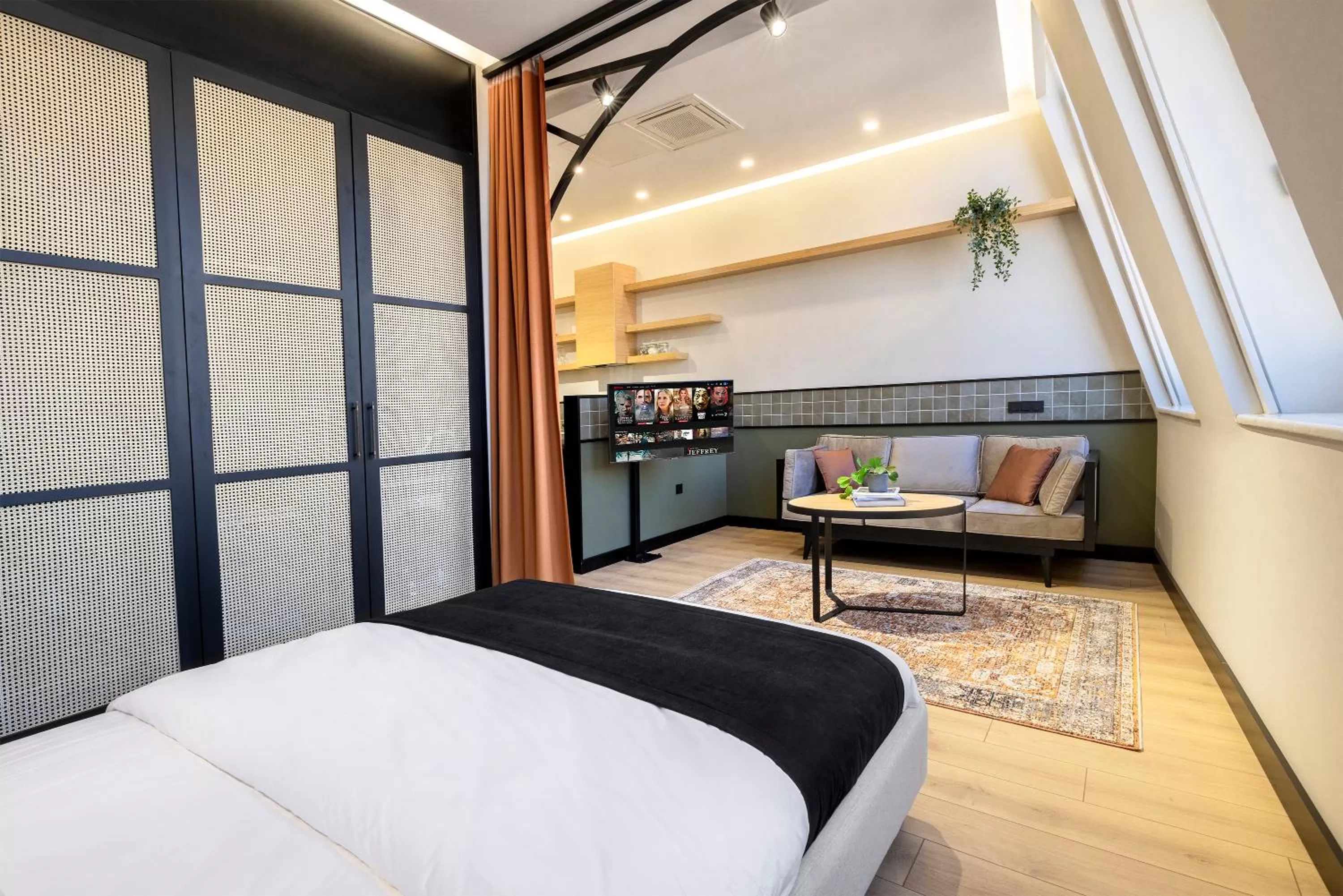 Bed in Upside Apartments