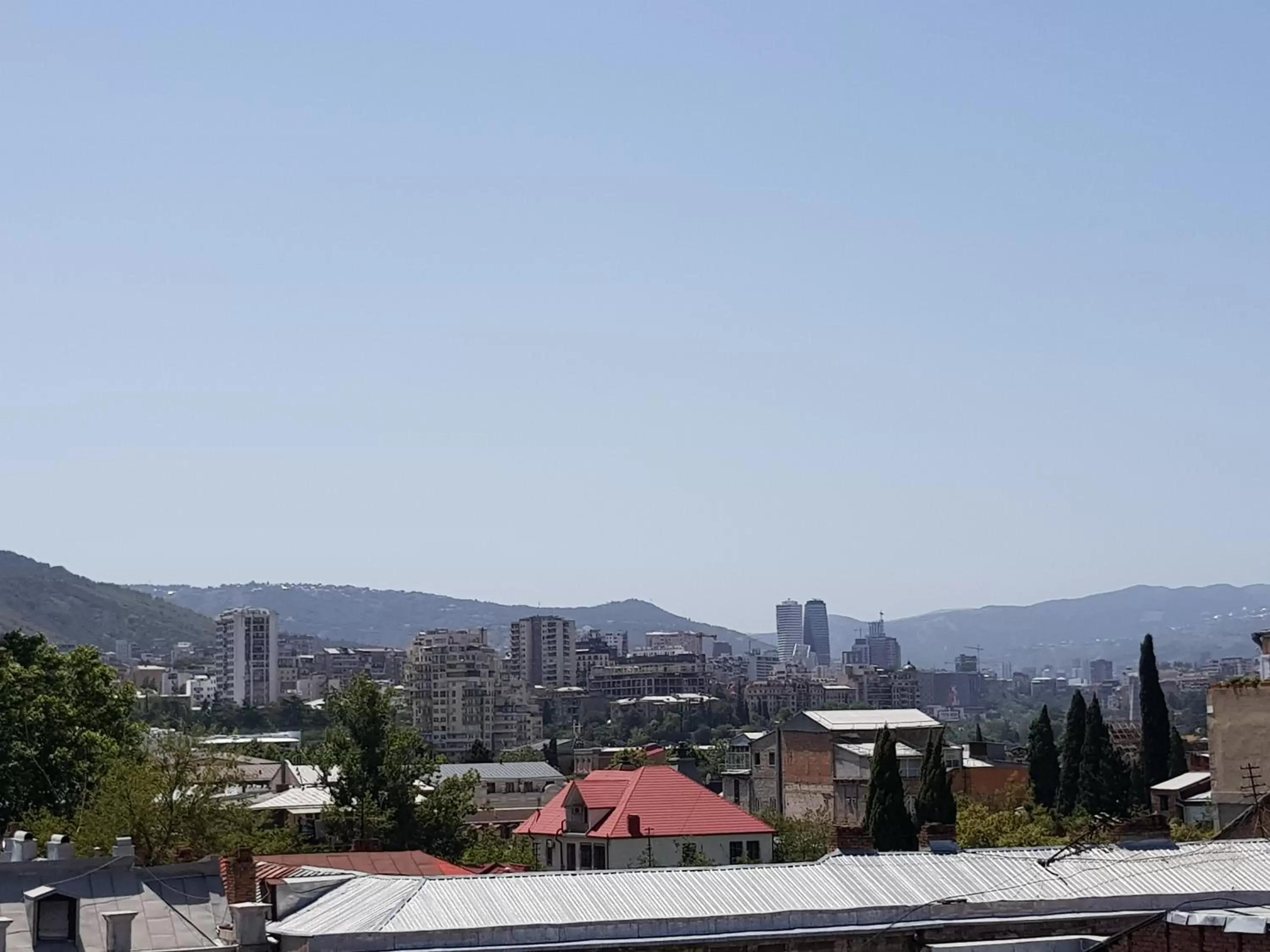 City view in Gold Tbilisi Hotel