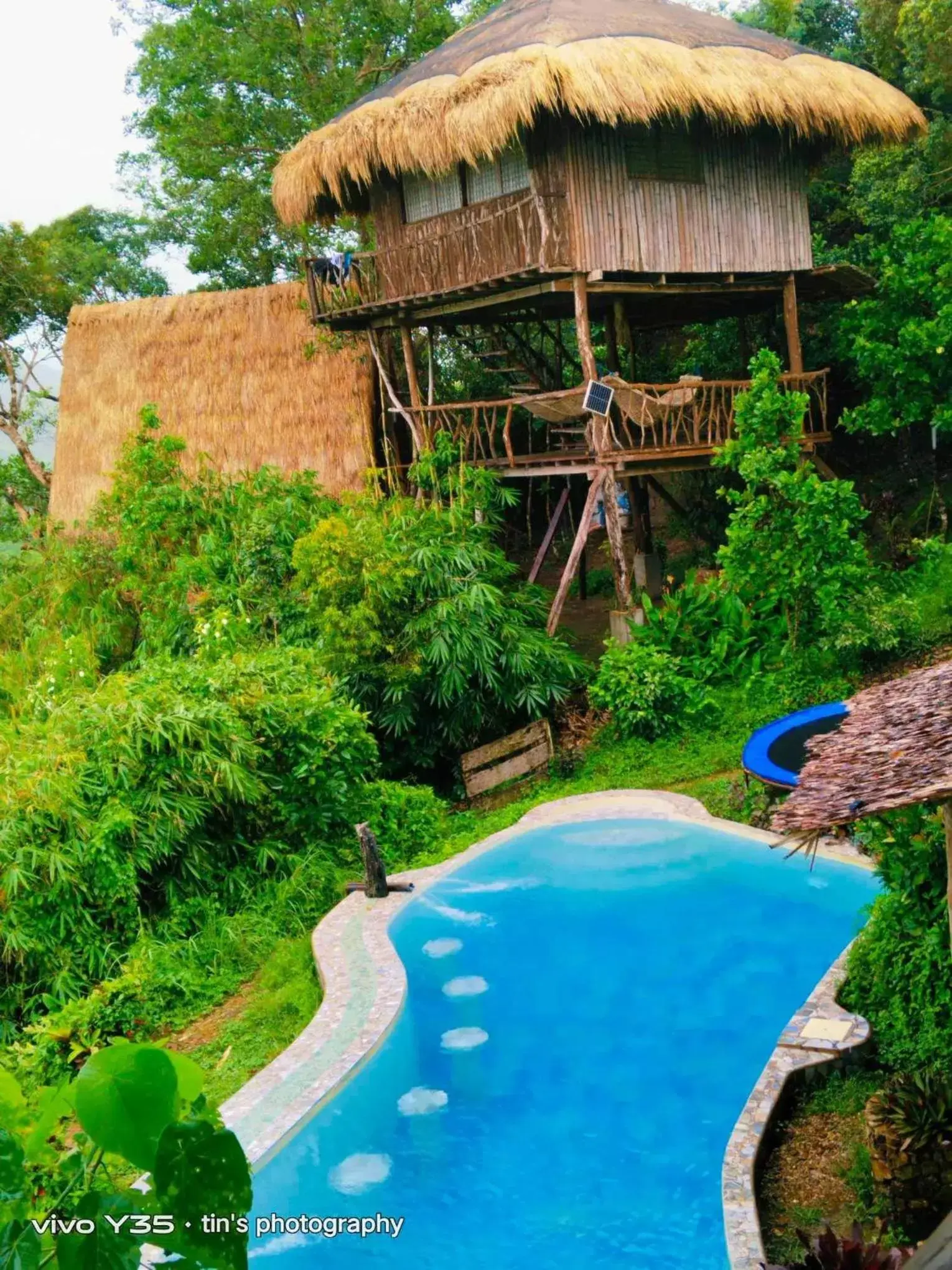 Swimming Pool in Sanctuaria Treehouses Busuanga