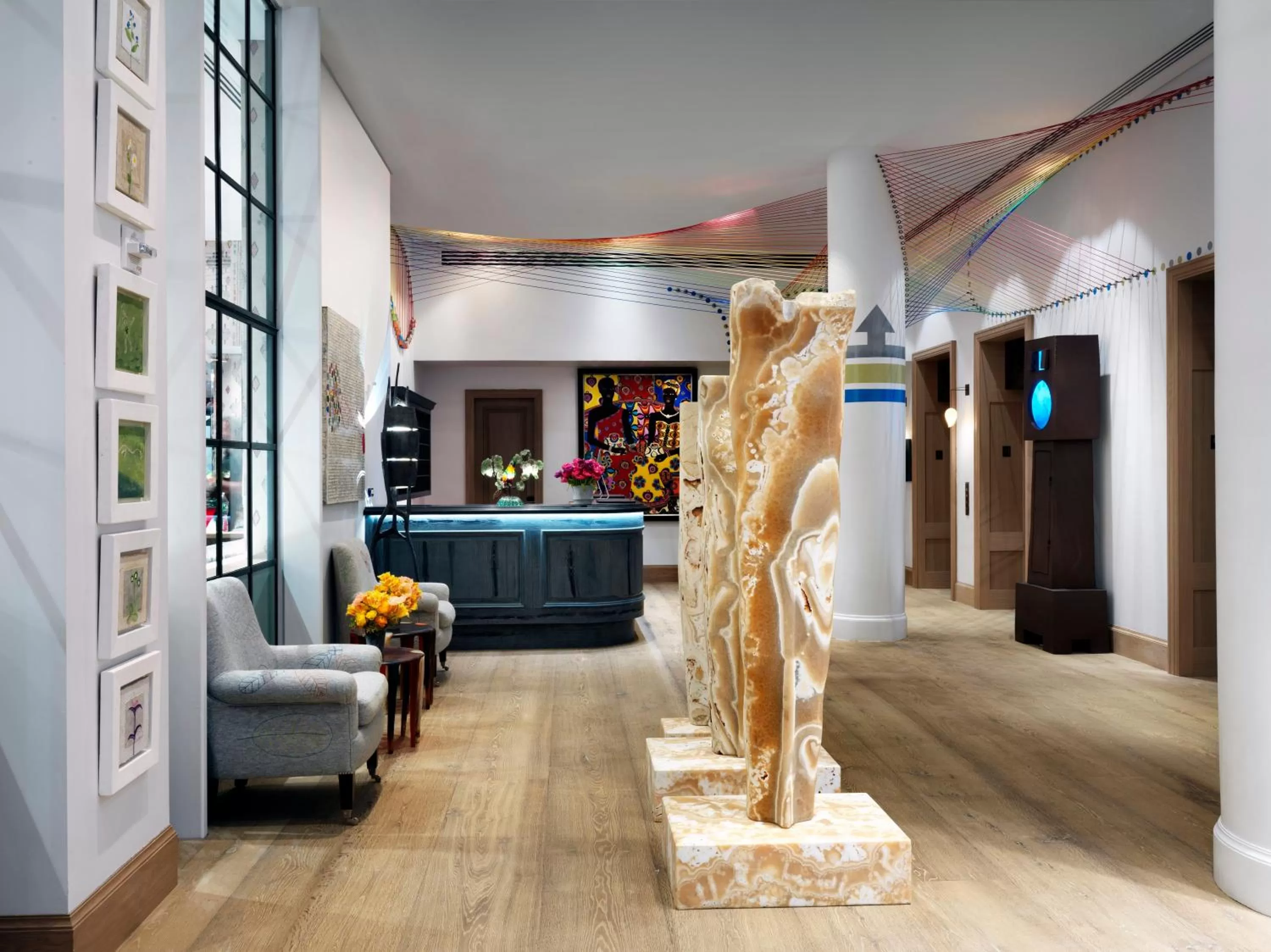 Lobby or reception in The Whitby Hotel