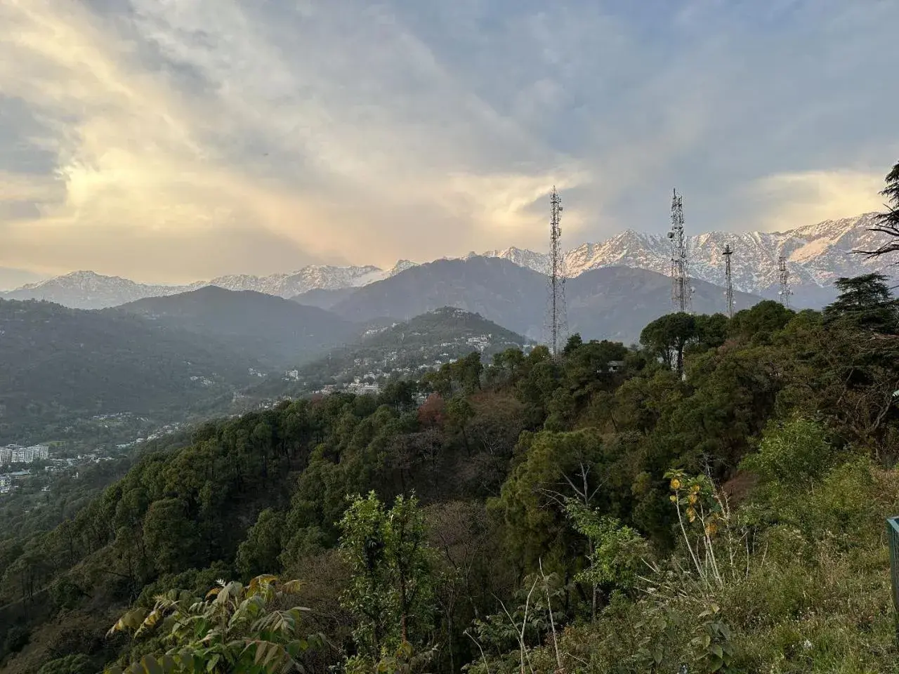 Natural landscape, Mountain View in Brij Anayra, Dharamshala