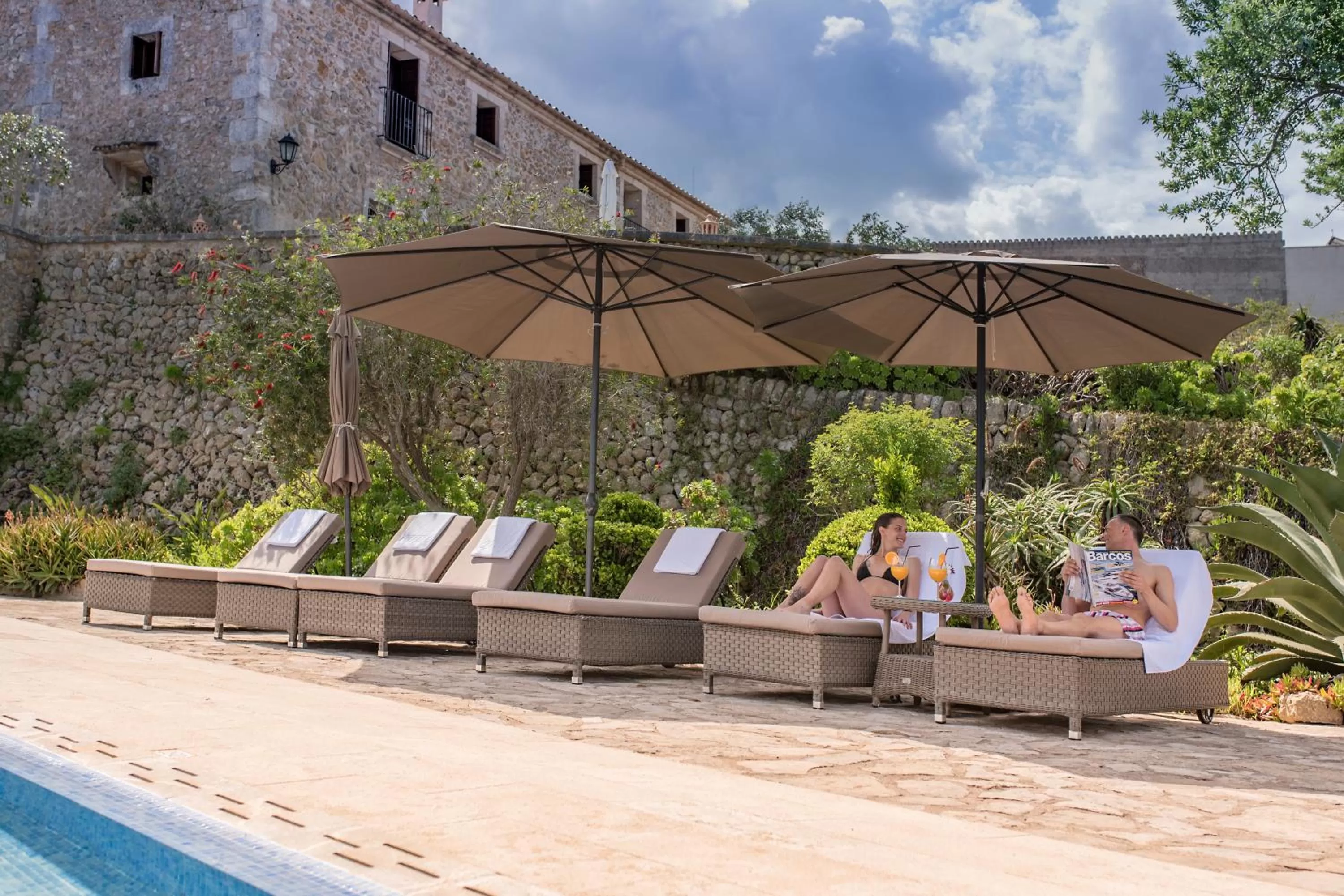 Swimming pool in Casa Font i Roig
