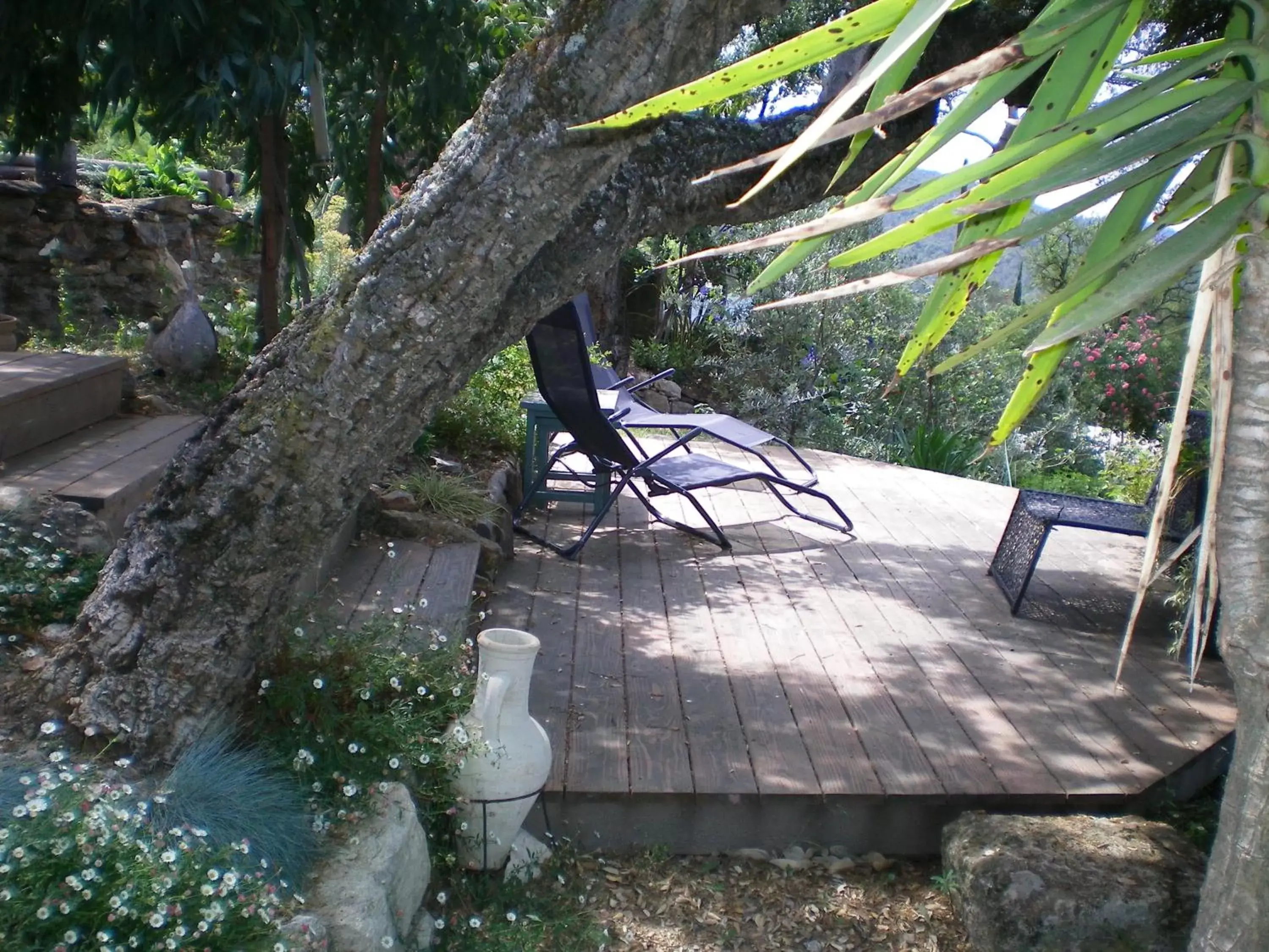 Balcony/Terrace, BBQ Facilities in Au Jardin Des Couleurs