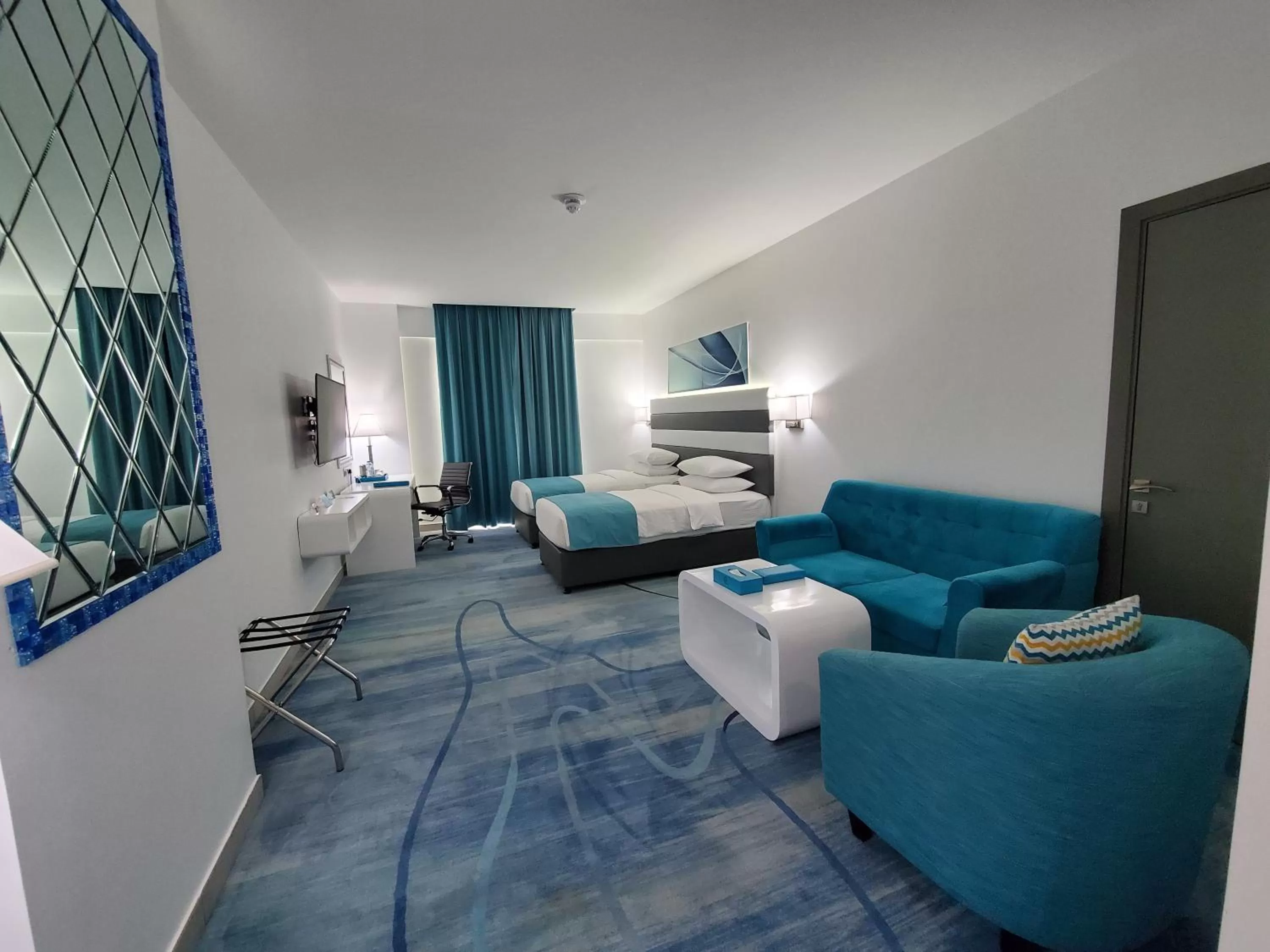 Bedroom, Bed in City Avenue Al Reqqa Hotel