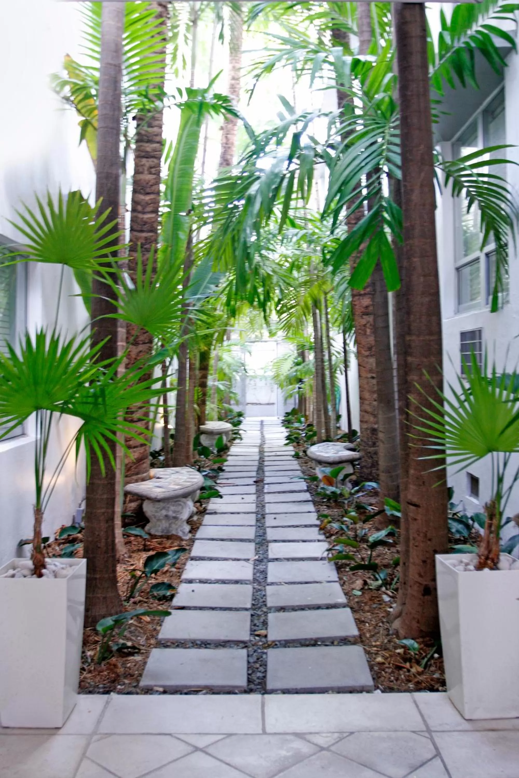 Patio in Crest Hotel Suites
