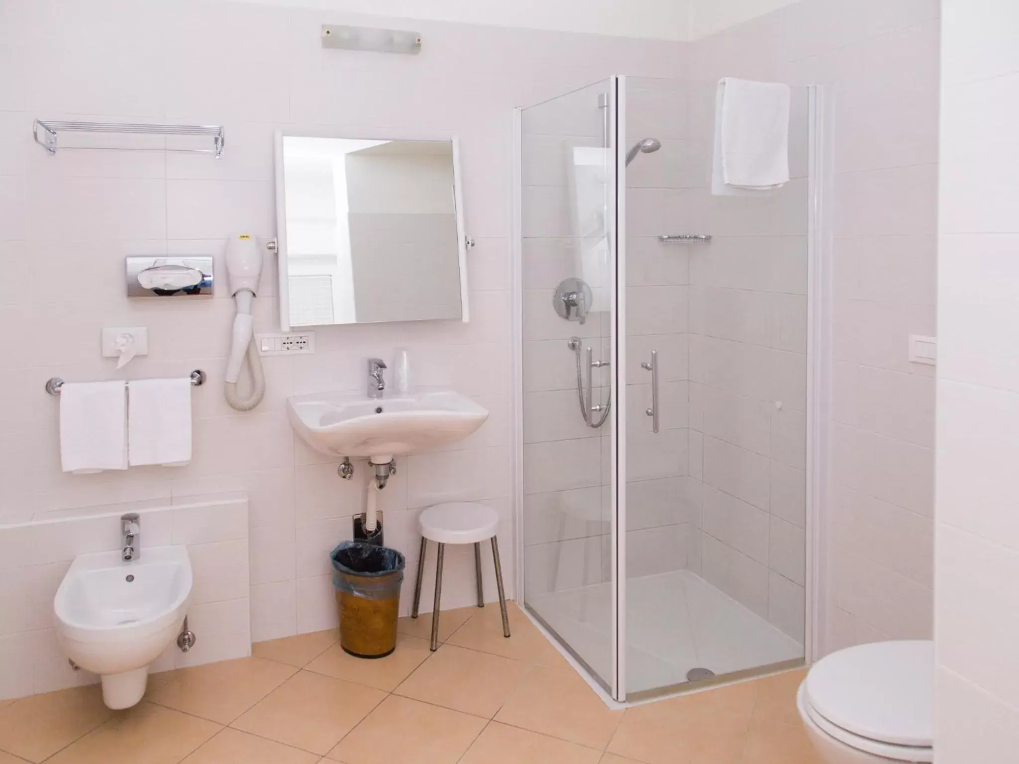 Shower, Bathroom in Hotel Regina