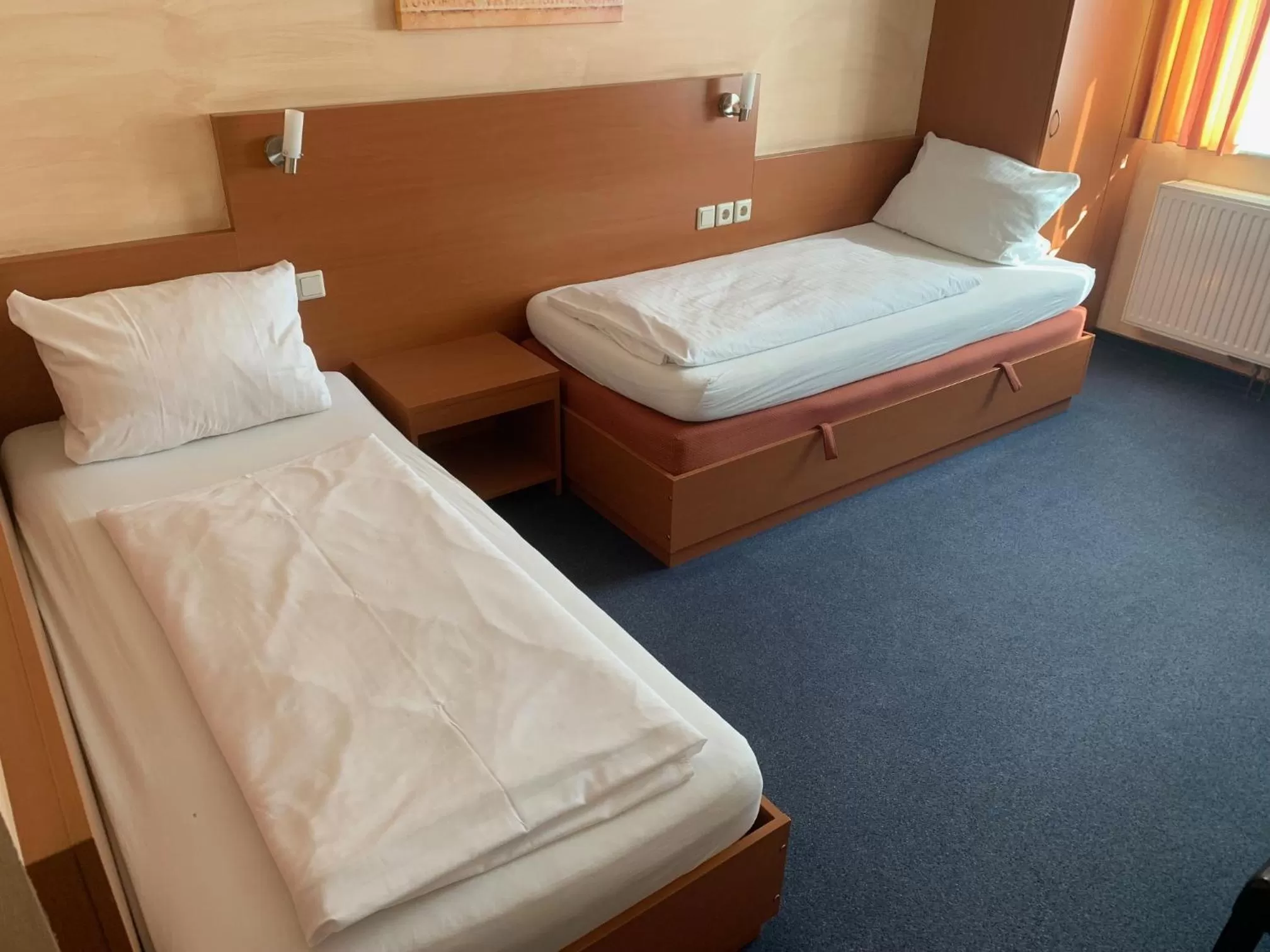 Living room, Bed in Hotel Nord