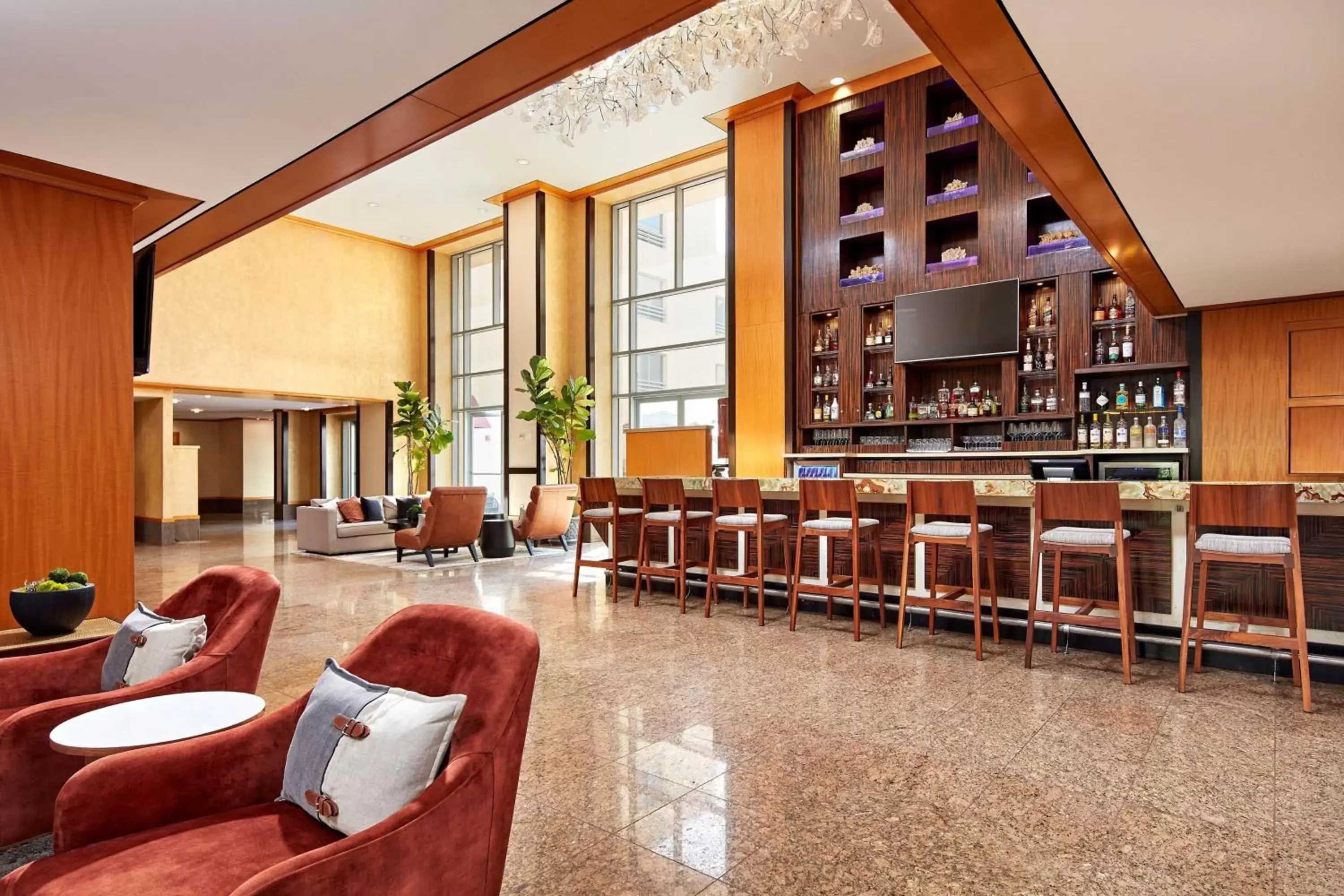 Lobby or reception, Lounge/Bar in Le Merigot Santa Monica