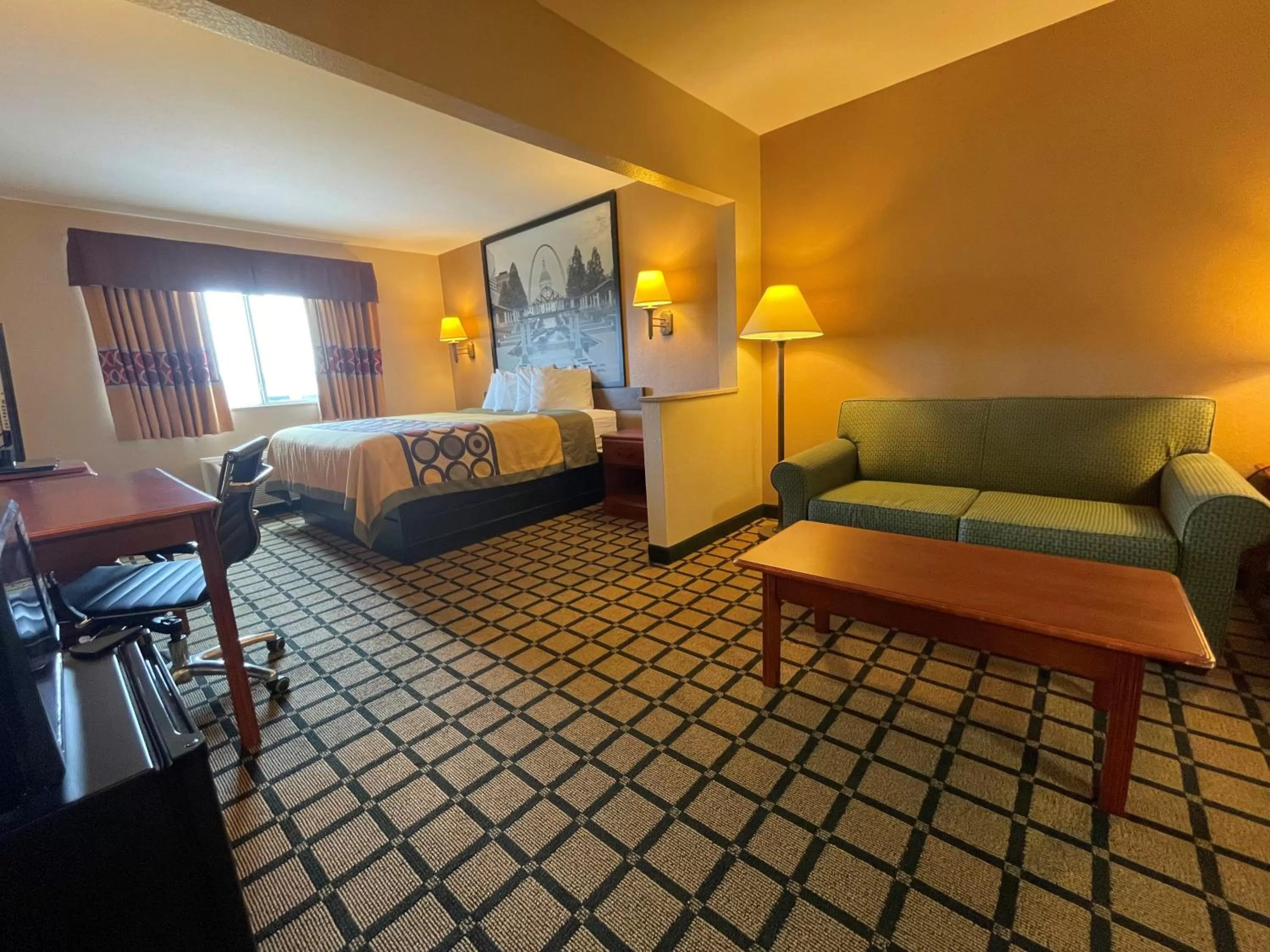 Bed in Super 8 by Wyndham Rolla