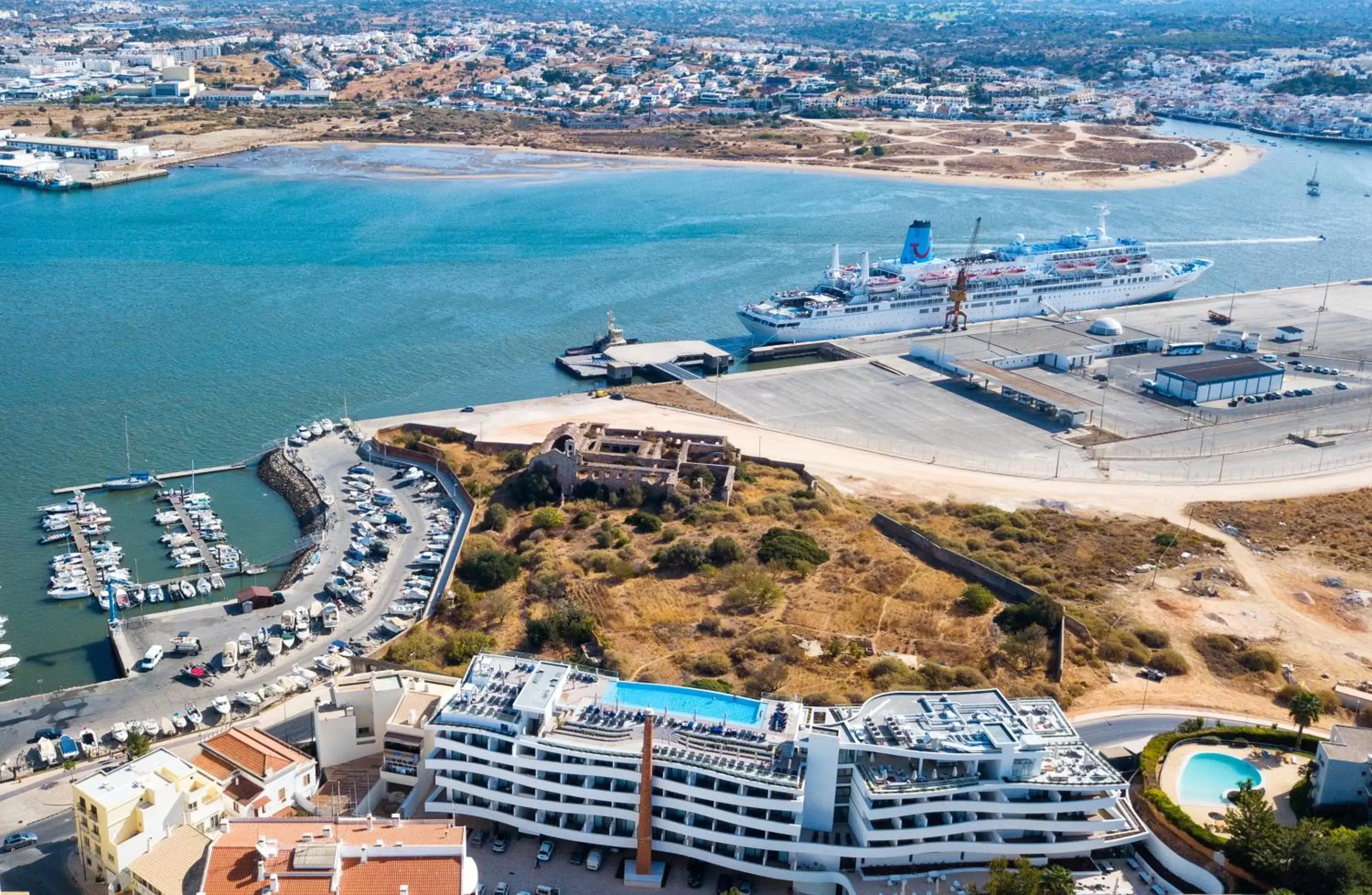 Off site, Bird's-eye View in Jupiter Marina Hotel - Couples & Spa