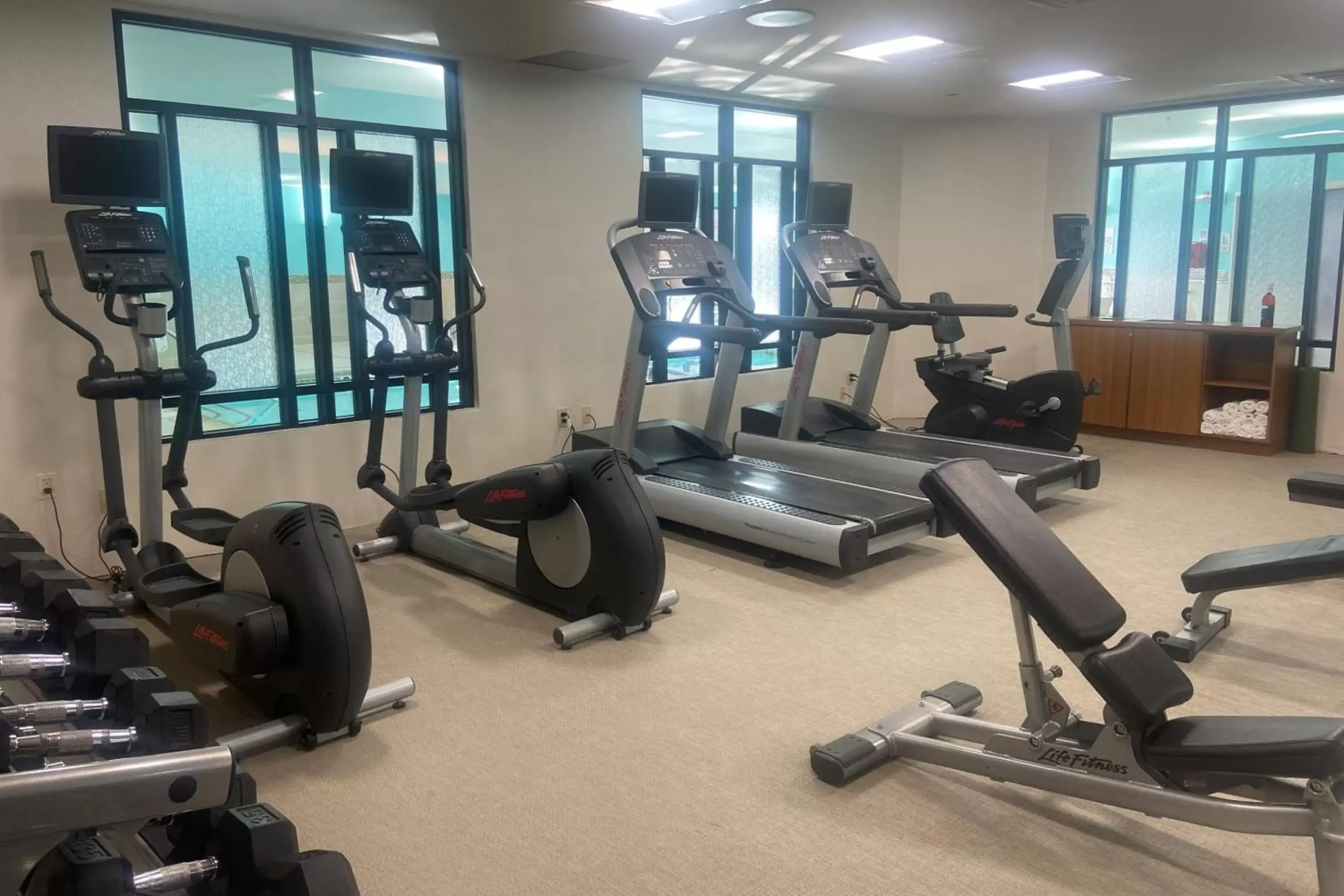 Fitness centre/facilities, Fitness Center/Facilities in SpringHill Suites by Marriott Dallas DFW Airport East Las Colinas Irving