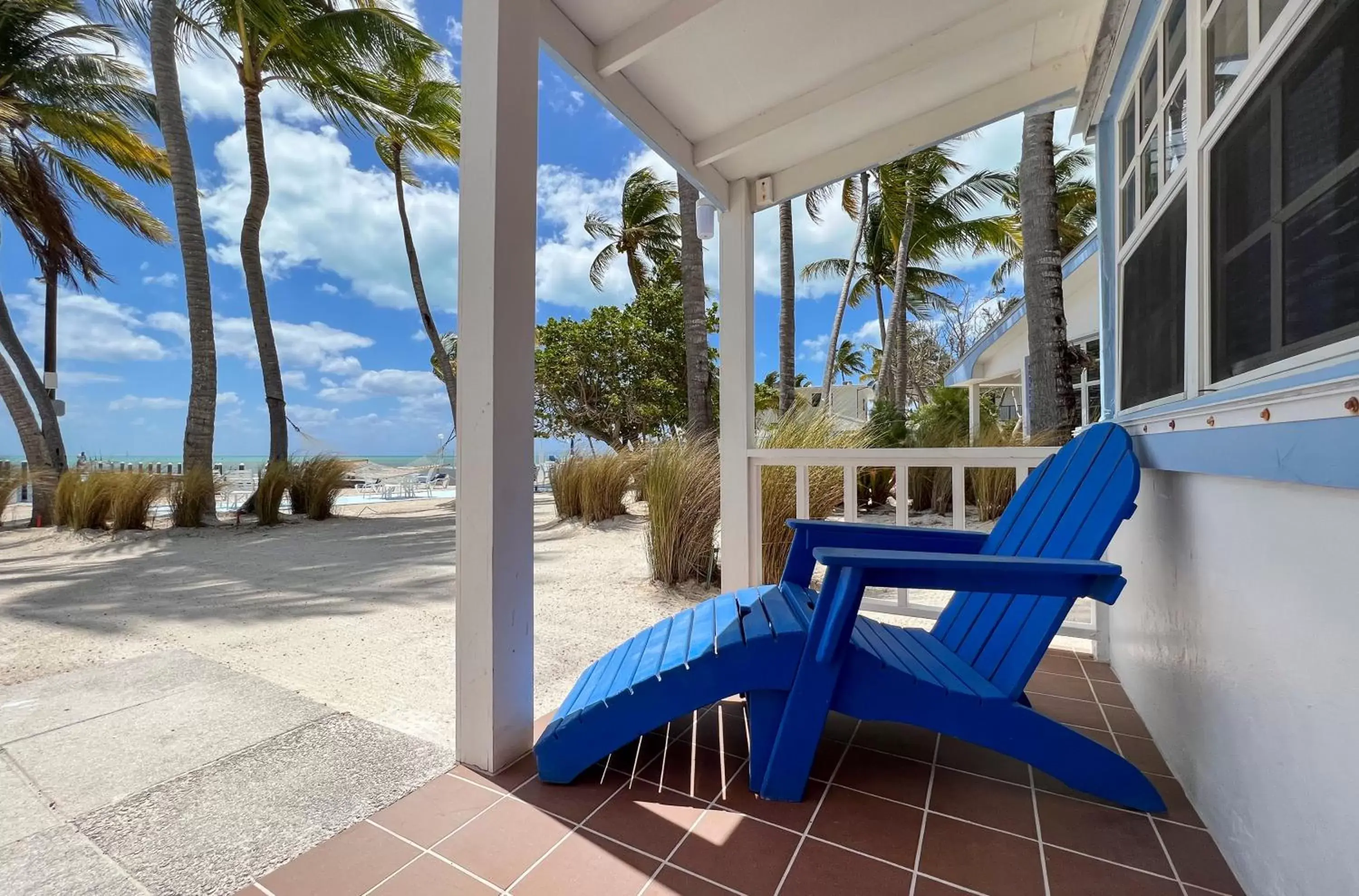 Patio in Pines & Palms Resort