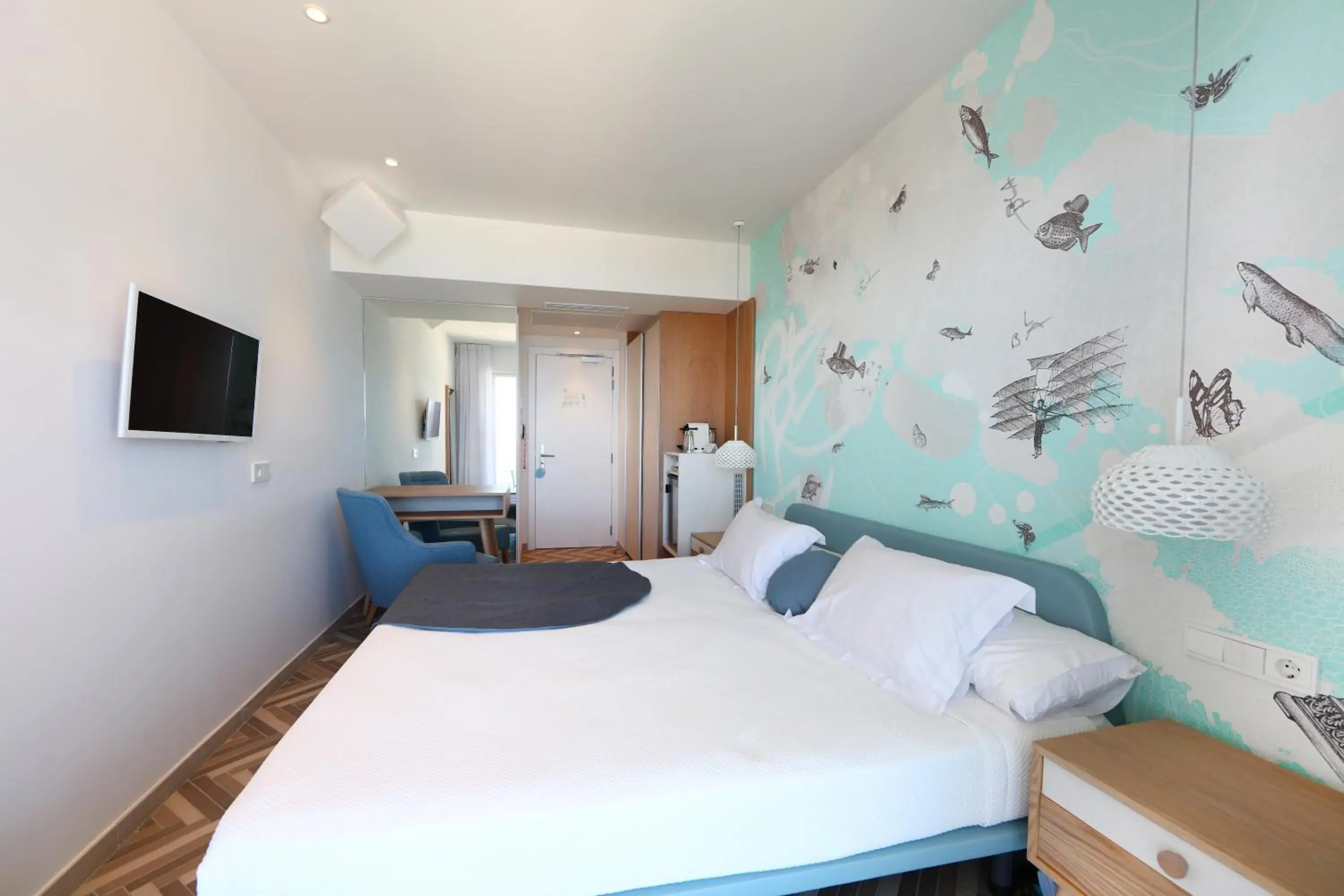 Photo of the whole room, Bed in Mar Azul Pur Estil Hotel & Spa - Adults only Photo of the whole room, Bed in Mar Azul Pur Estil Hotel & Spa - Adults only