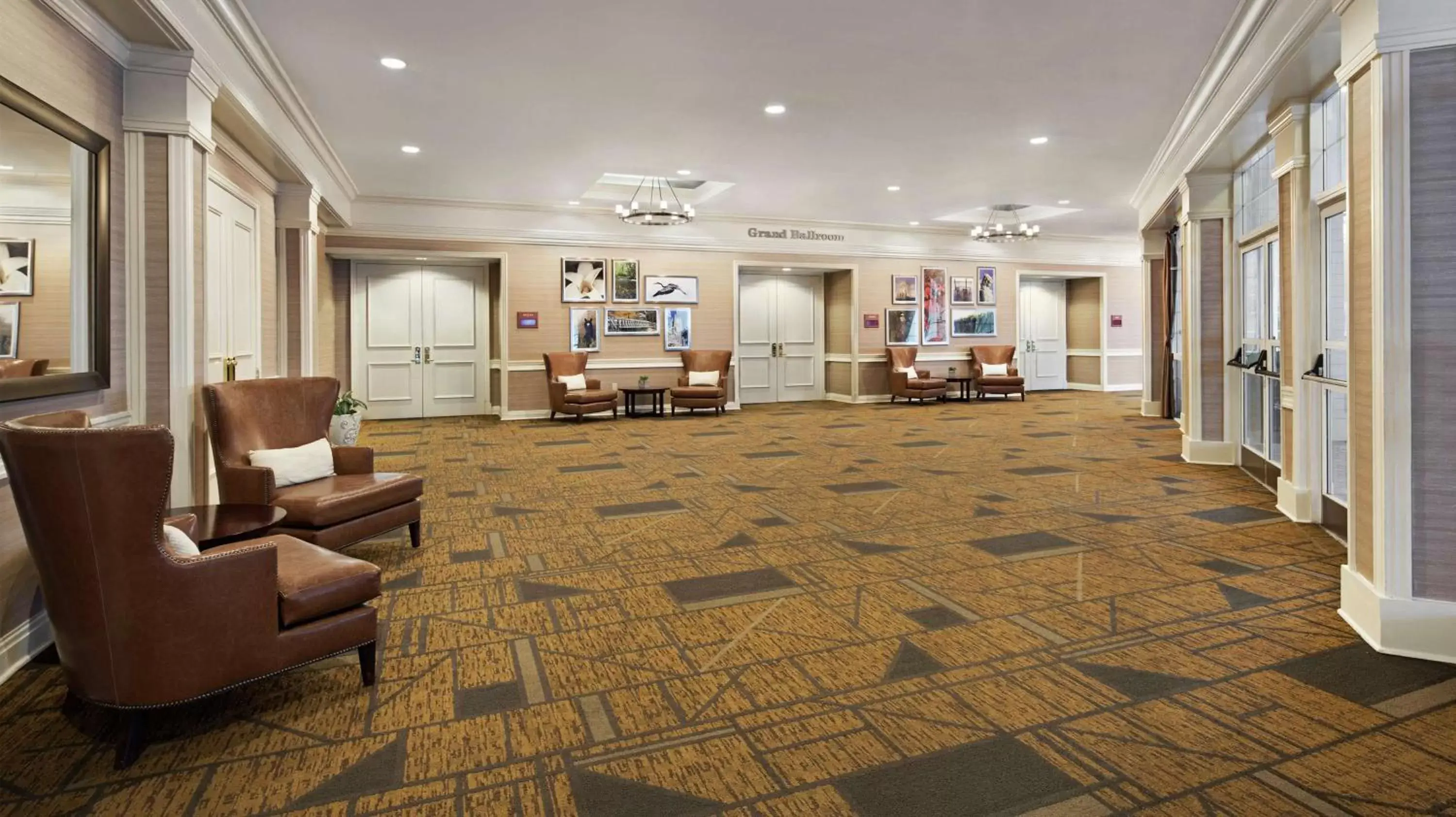 Meeting/conference room, Lobby/Reception in DoubleTree by Hilton Raleigh Durham Airport at Research Triangle Park