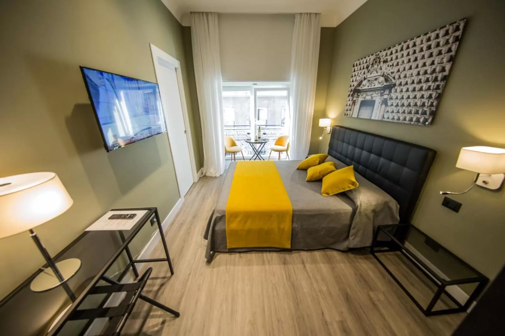 Bedroom, Bed in B&B Art House