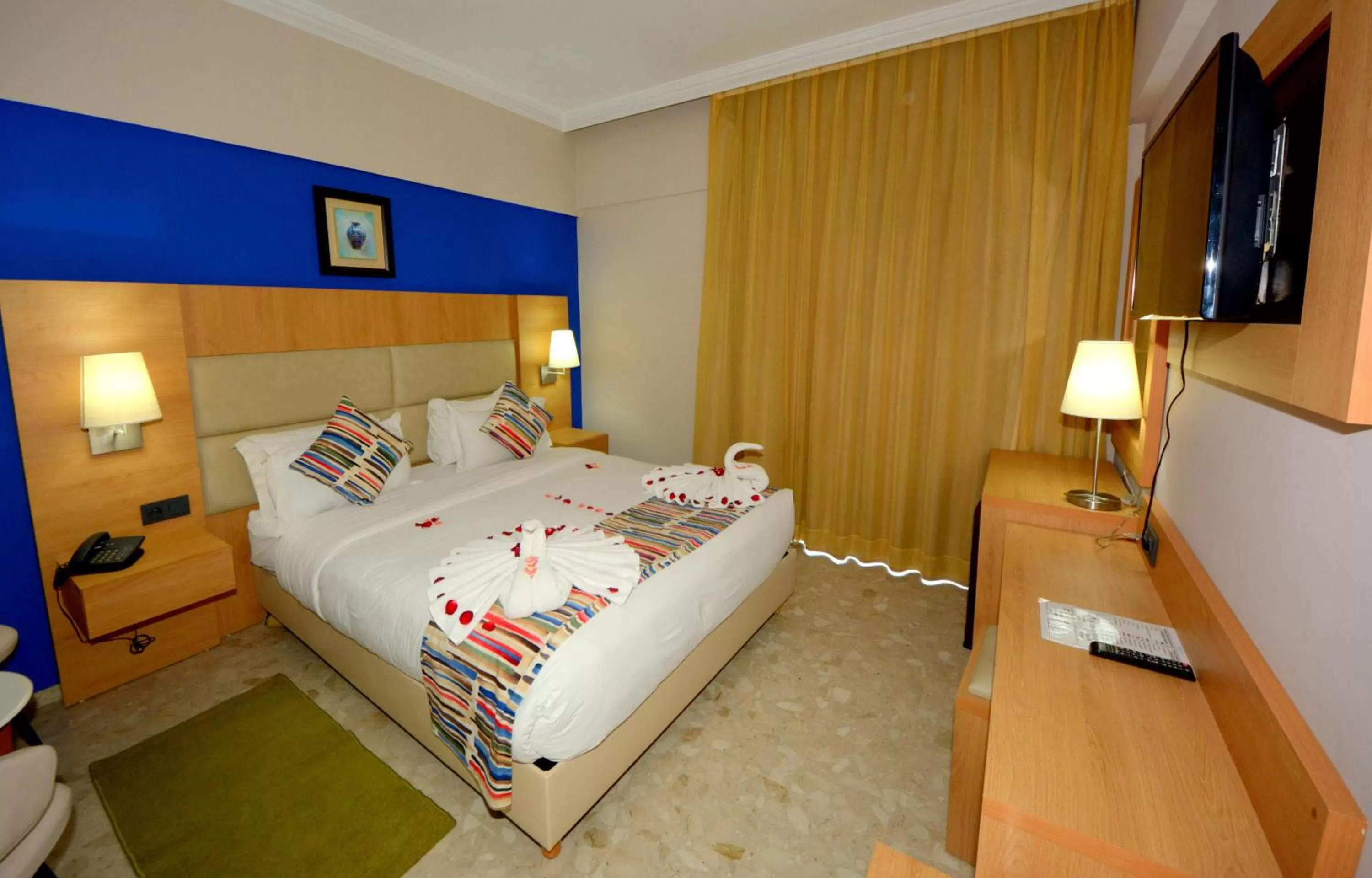 Photo of the whole room, Bed in Oasis Hotel & Spa