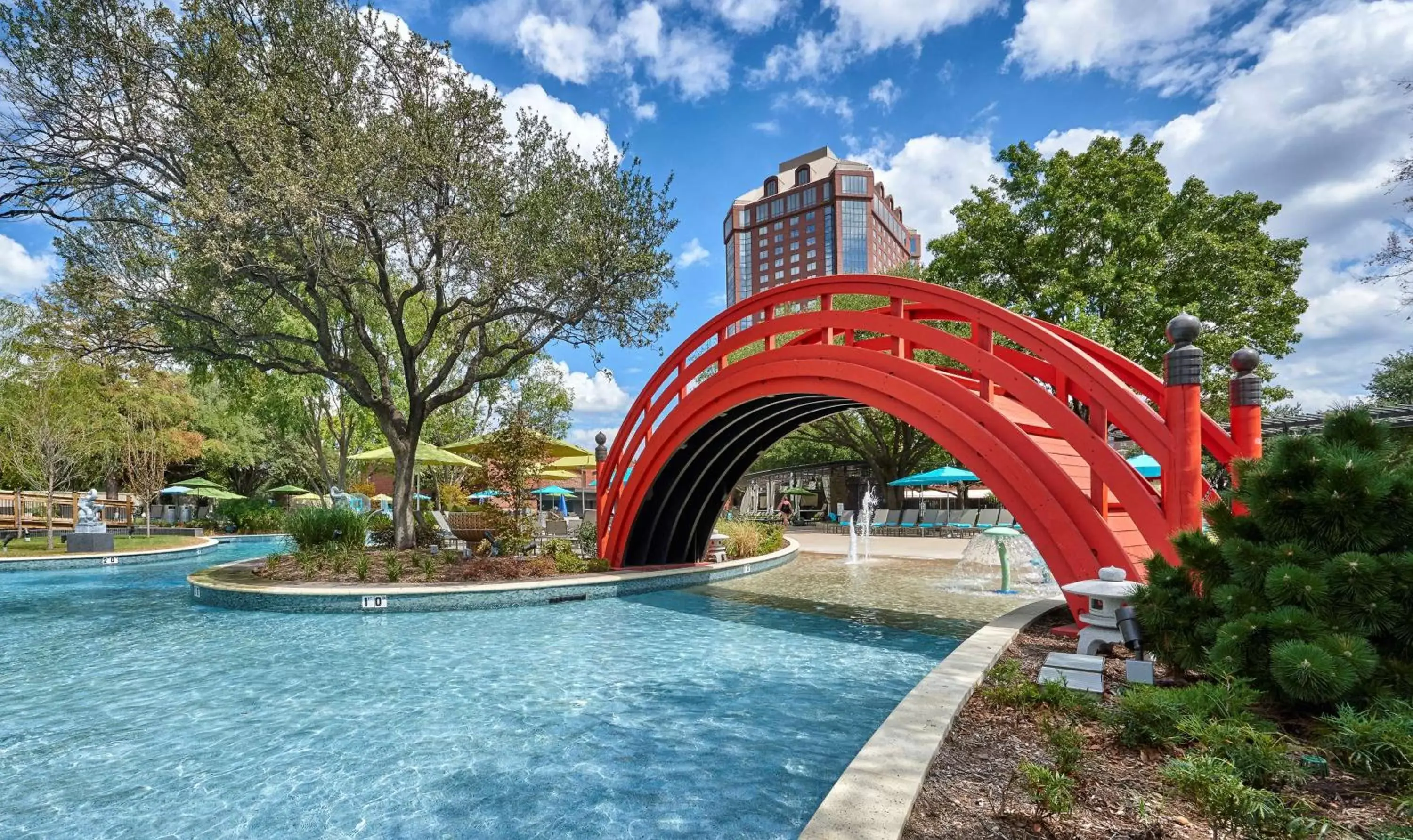 Pool view, Water Park in Hilton Anatole