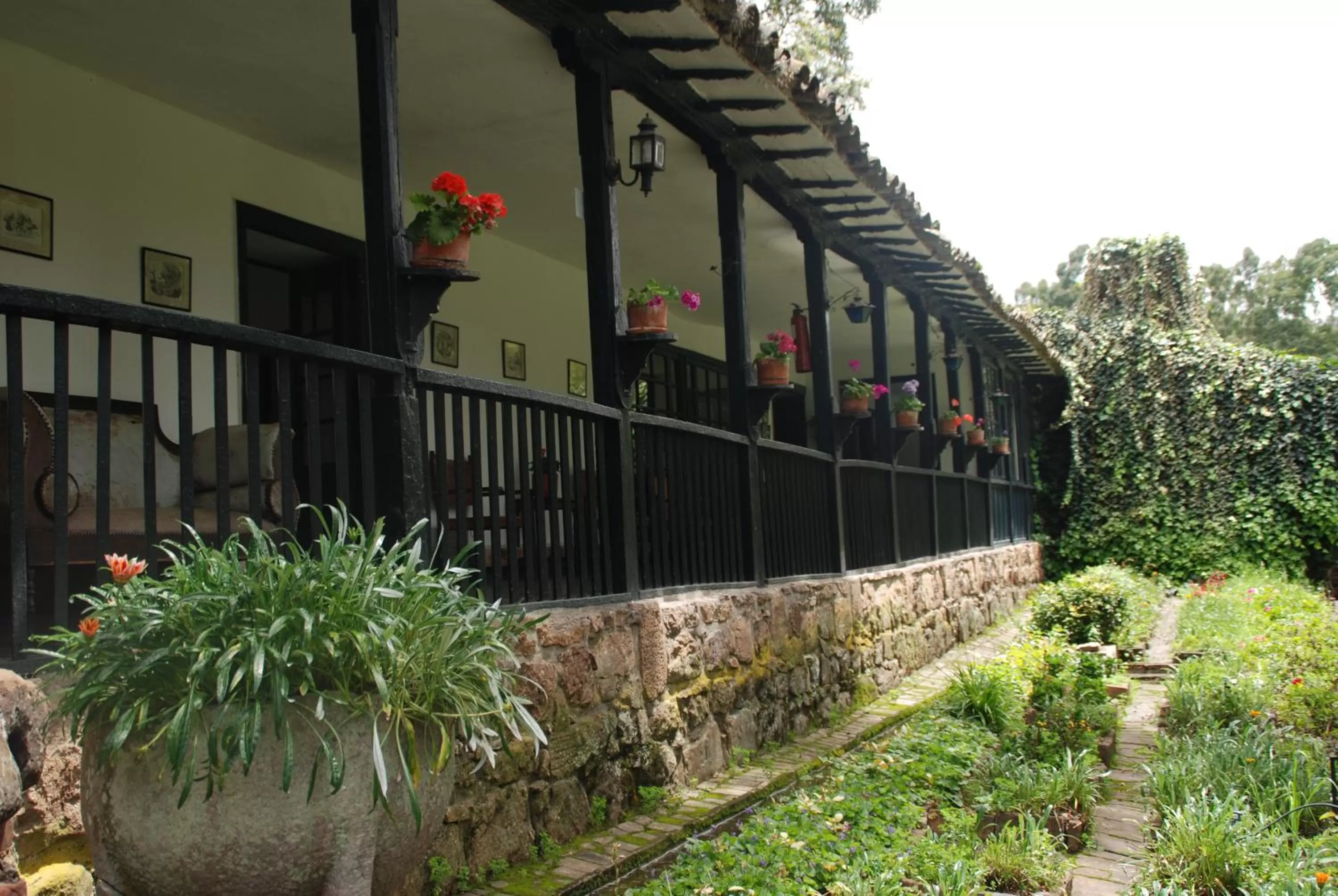 Facade/entrance in Hacienda Suescún - 300 Años de Historia