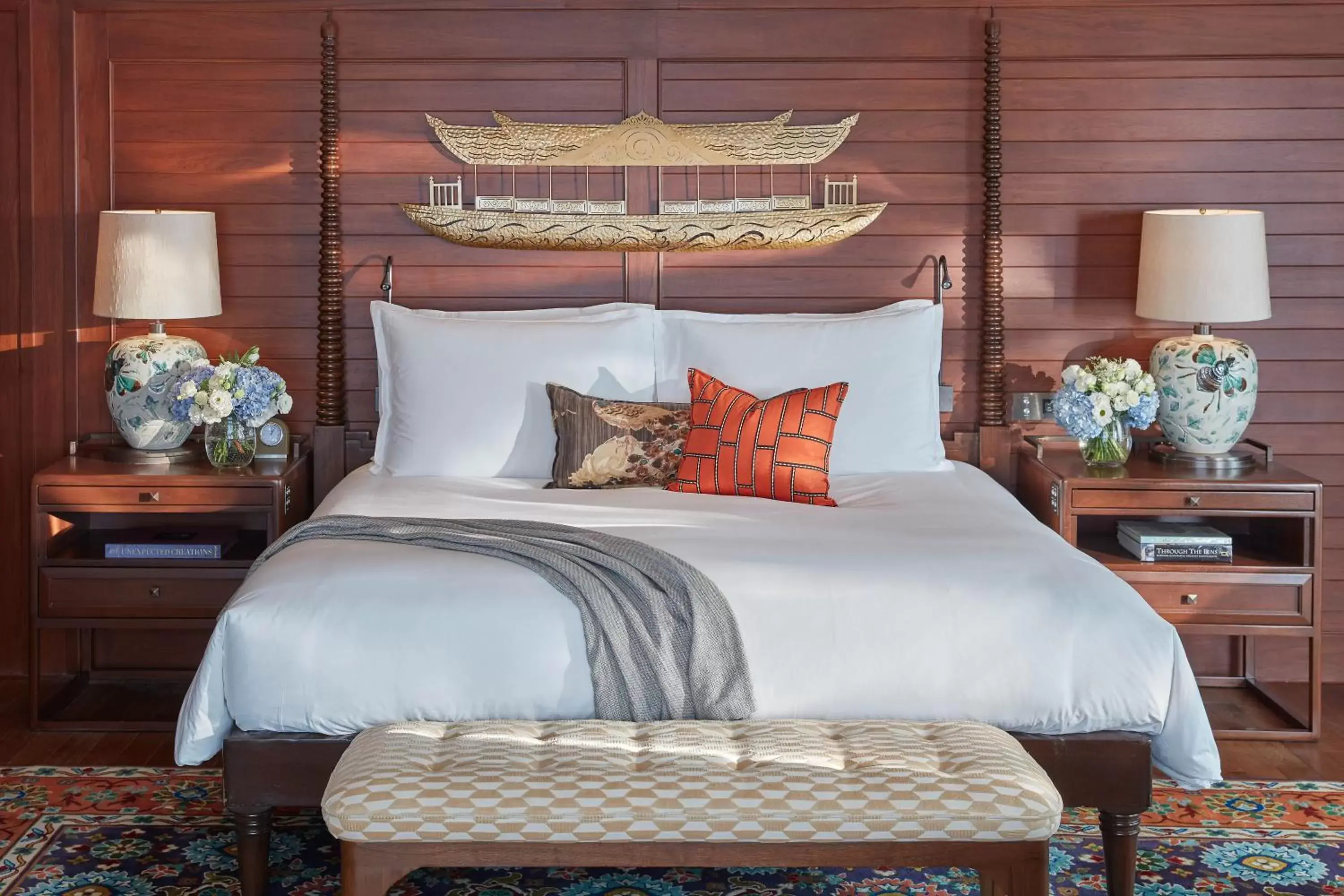 Bedroom, Bed in Mandarin Oriental Bangkok - SHA Extra Plus
