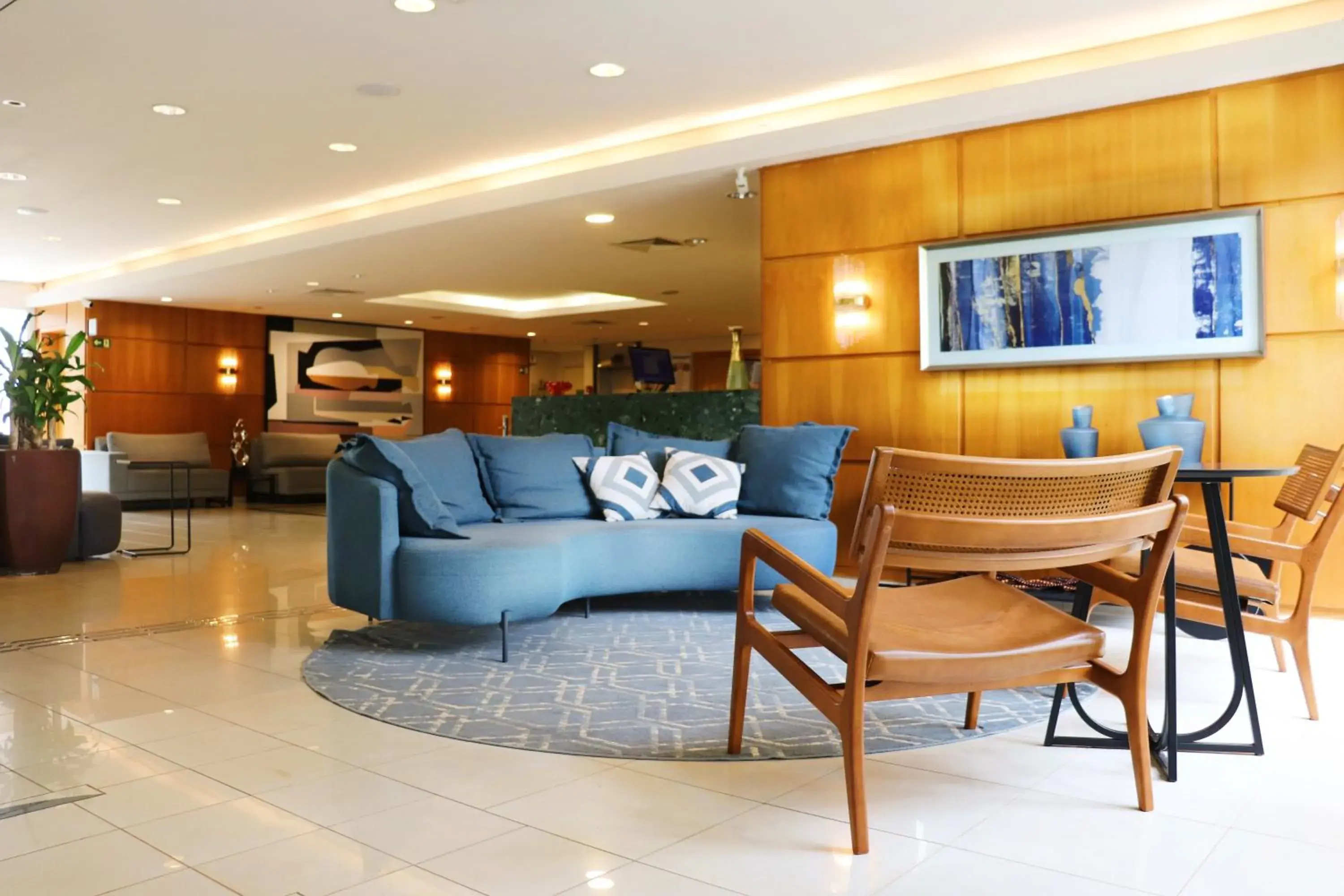 Lobby or reception, Seating Area in Hotel Premium Campinas