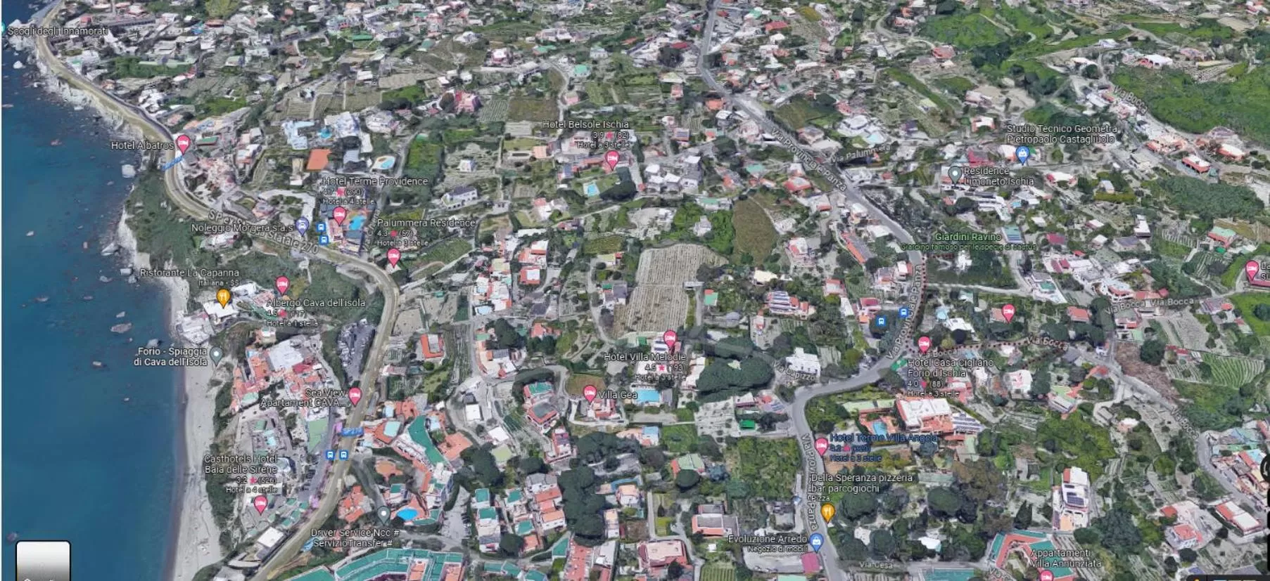 Neighbourhood, Bird's-eye View in Villa Ravino Aparthotel