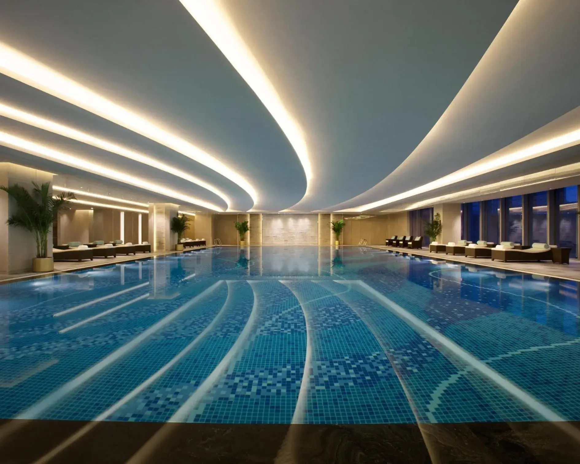 , Swimming Pool in Shangri-La Hefei