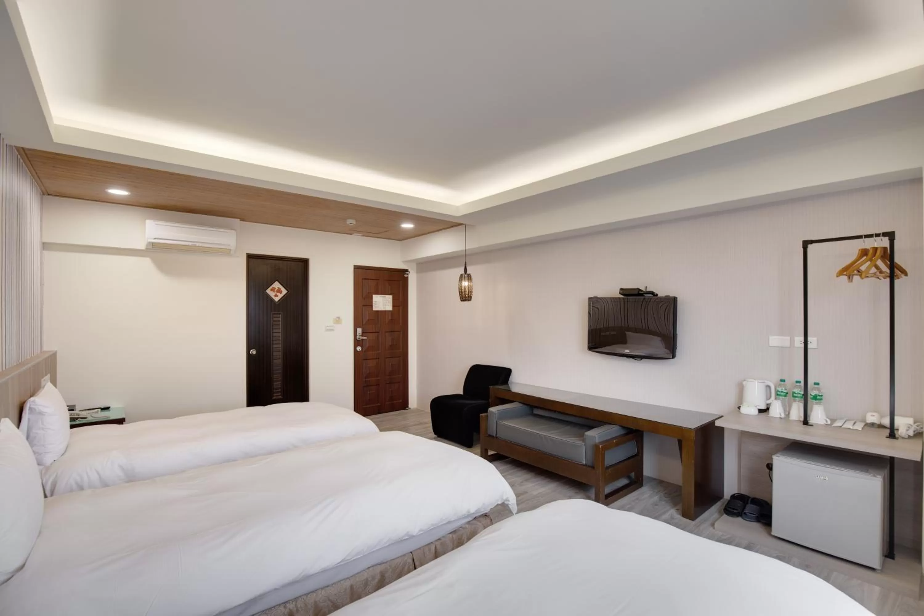 Bed in 天璽商務飯店 Cullinan Hotel