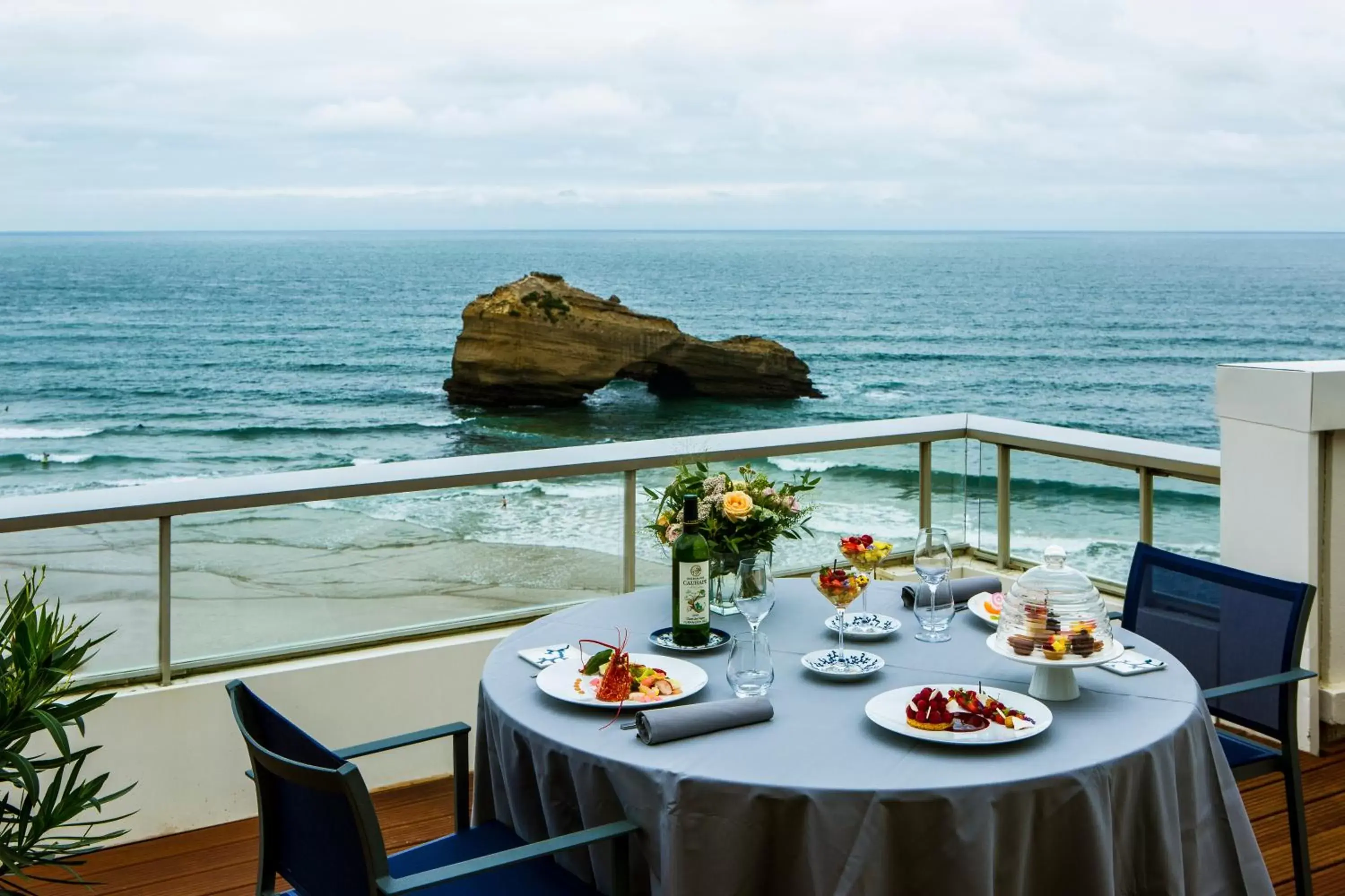 Sea view in Sofitel Biarritz Le Miramar Thalassa Sea view in Sofitel Biarritz Le Miramar Thalassa