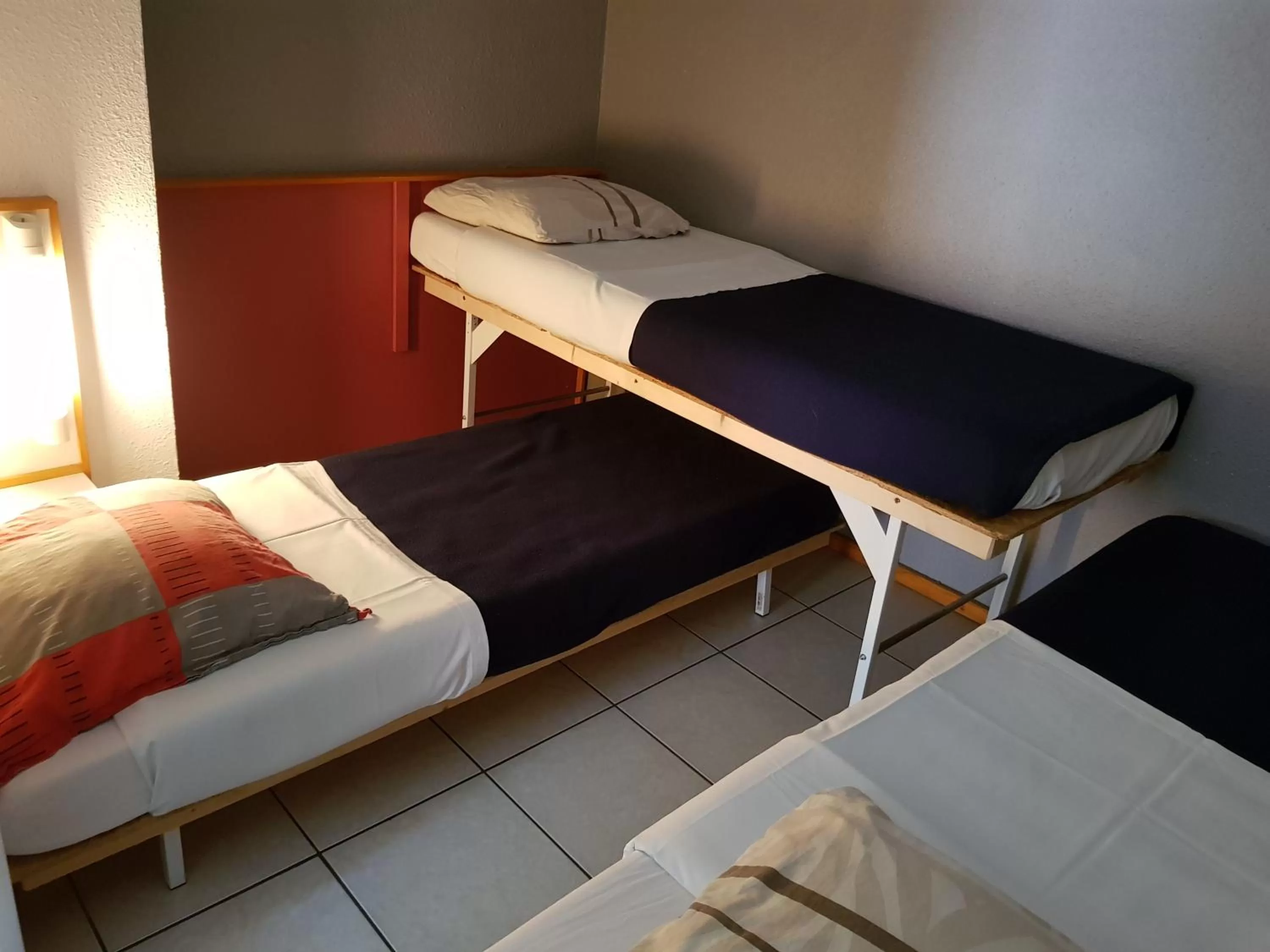 Bedroom, Bed in Hôtel Eco Logis Espace Bellevue