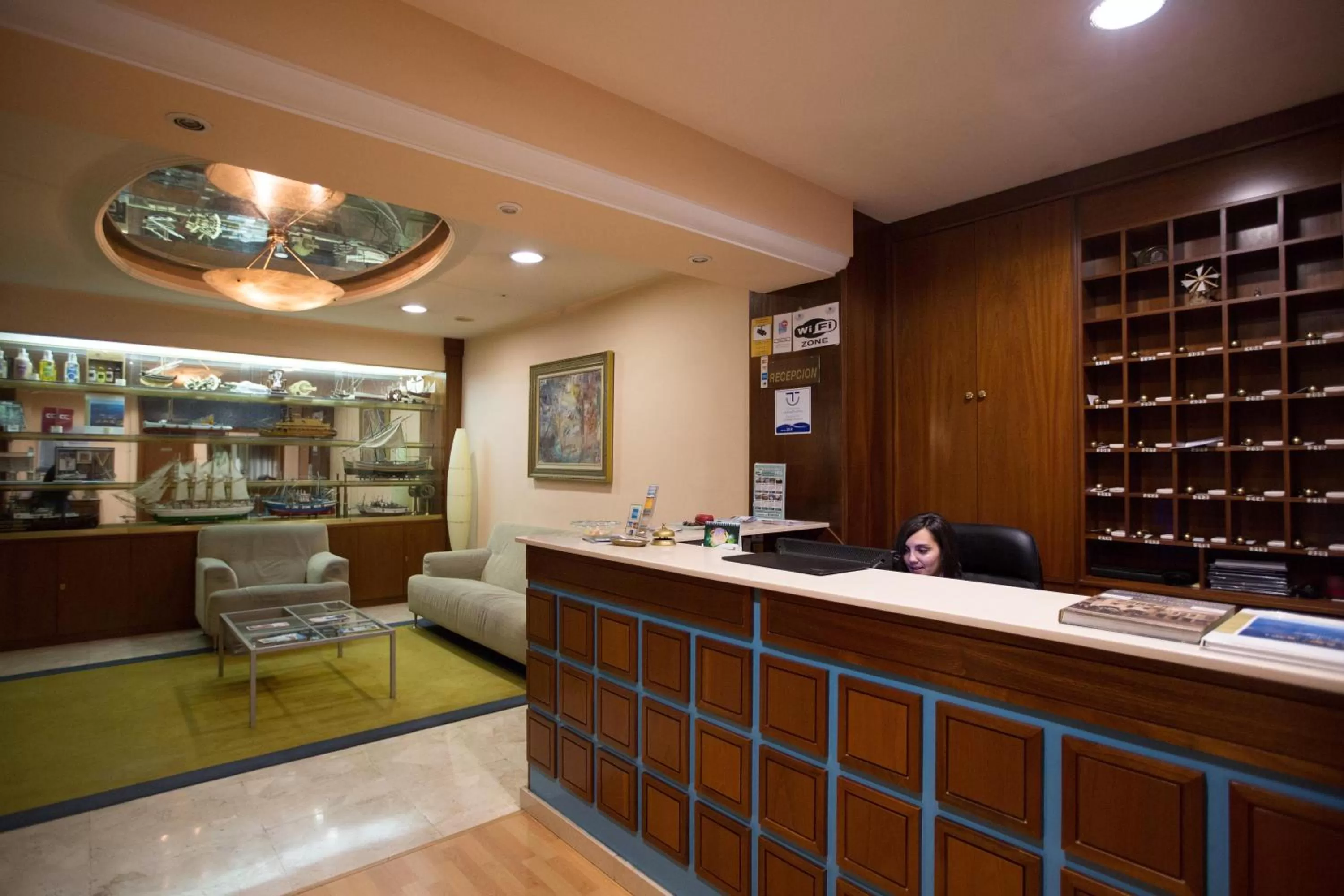 Lobby or reception in Hotel Villa de Marin