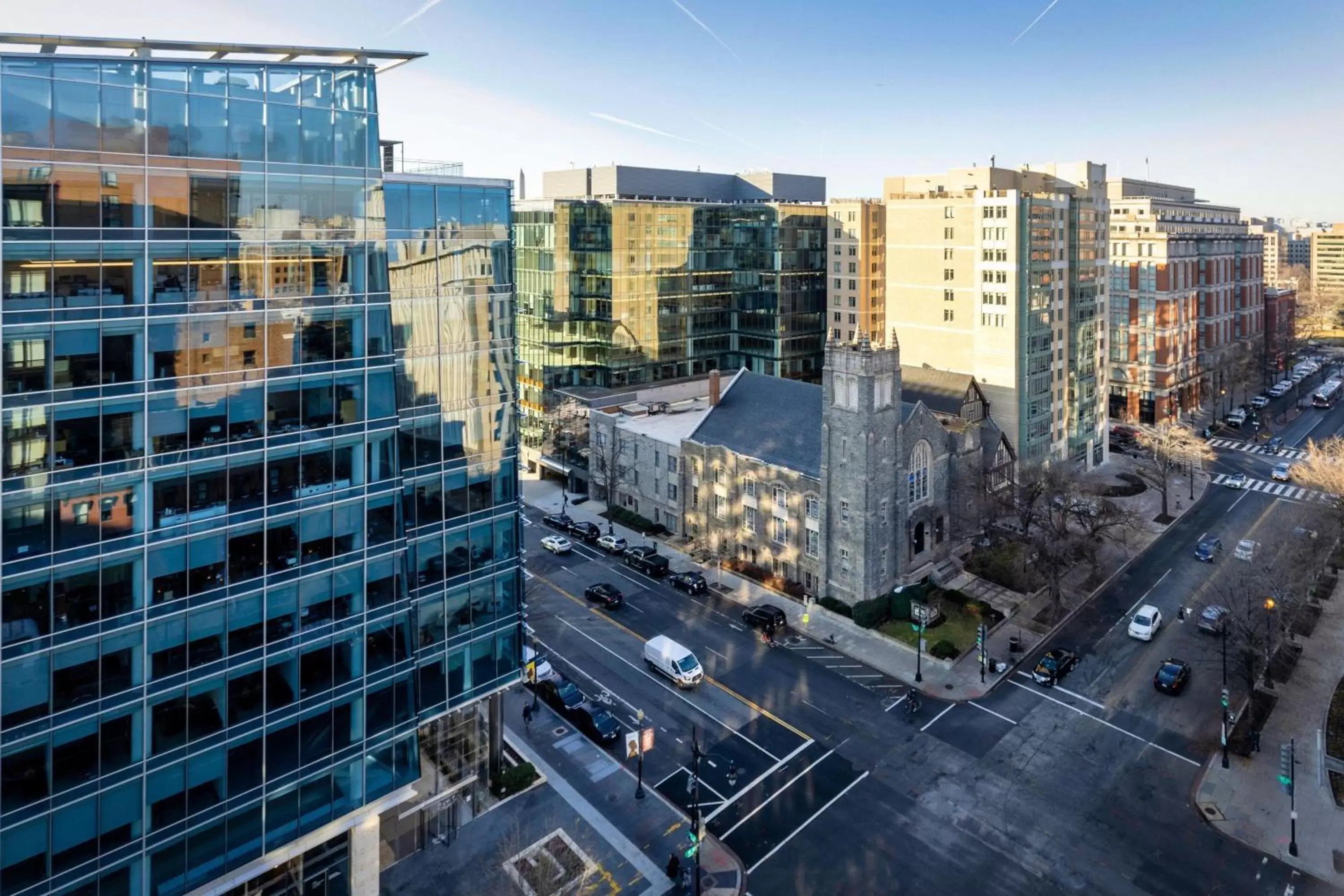 Property building in Moxy Washington, DC Downtown