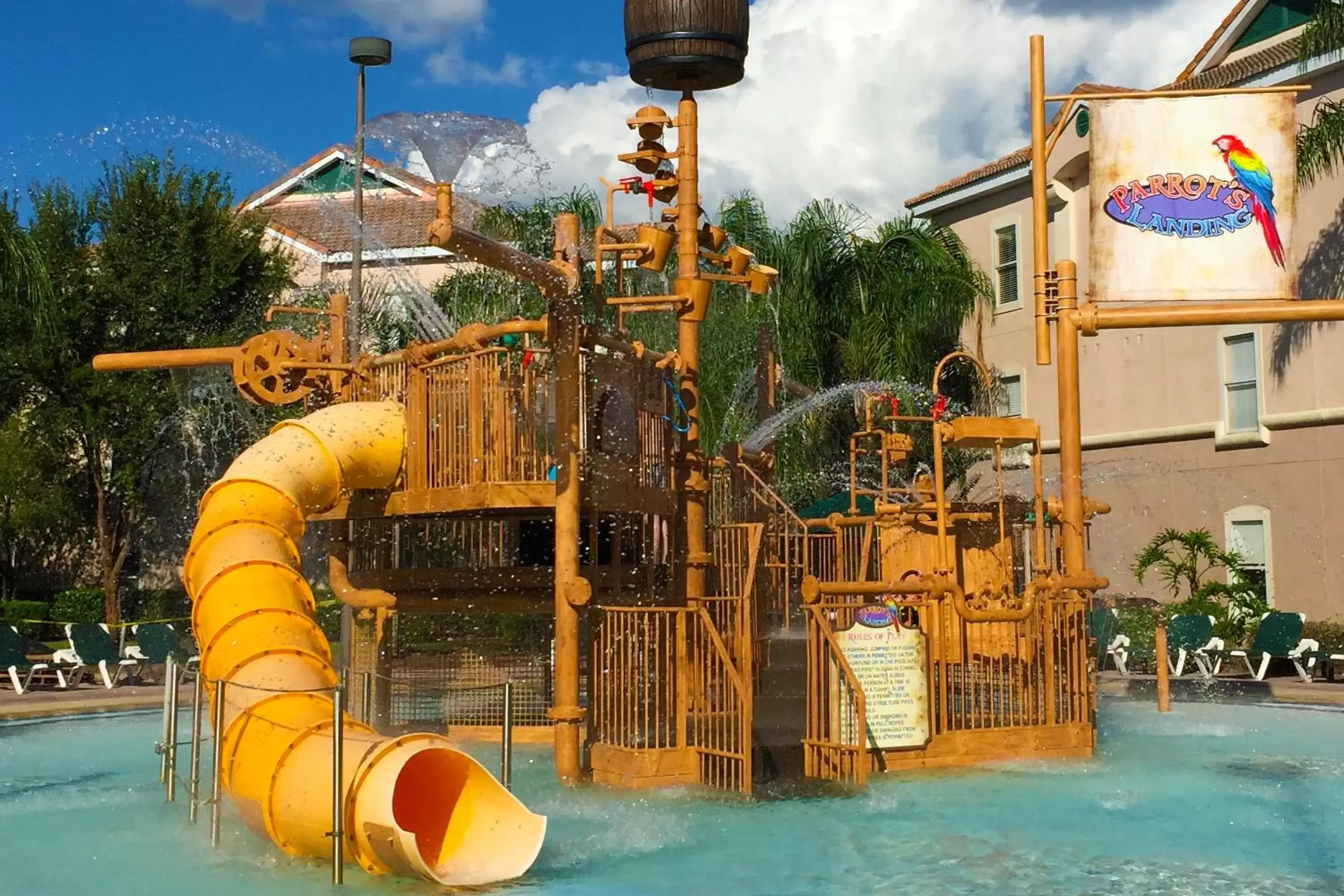 Children play ground, Water Park in Summer Bay Orlando by Exploria Resorts