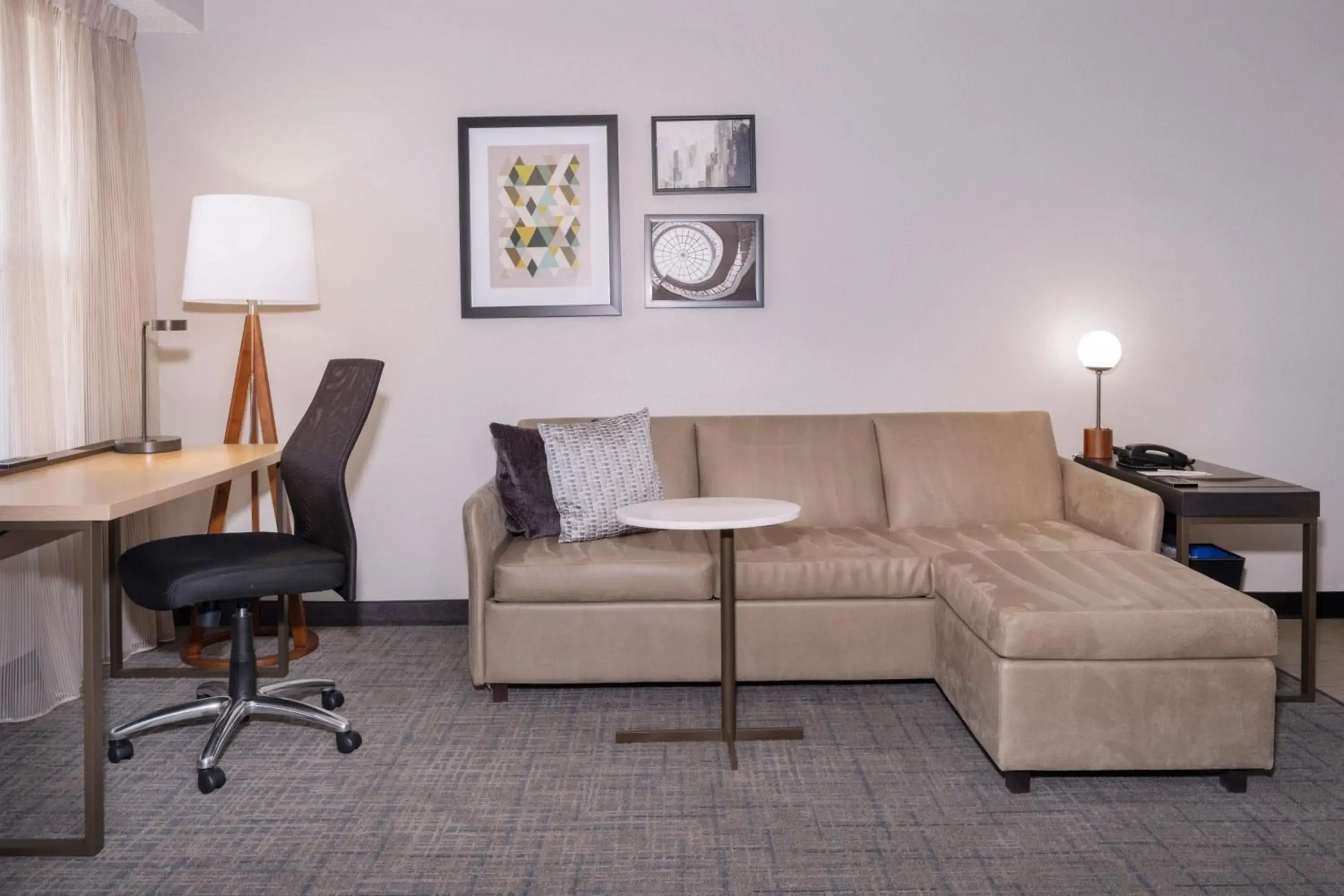 Living room, Seating Area in Residence Inn Salt Lake City Airport