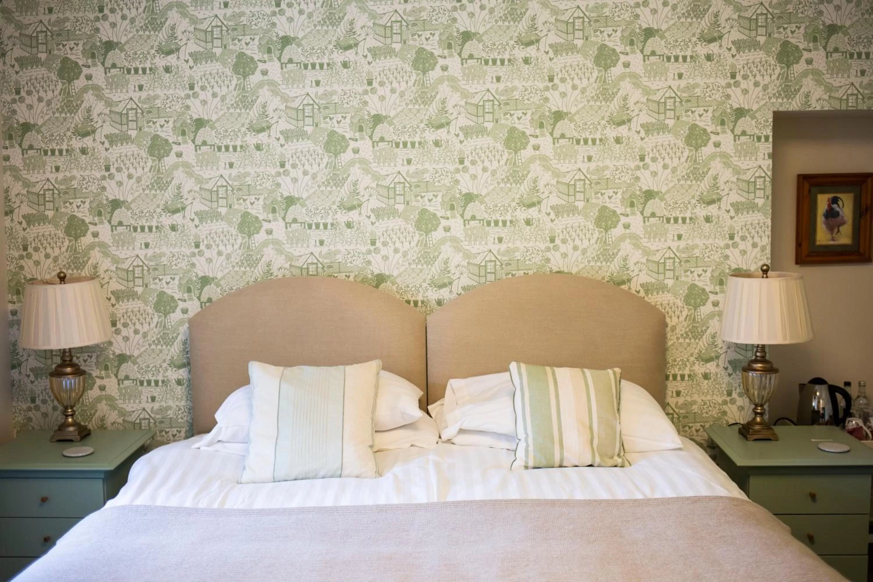 Bed in The Penrallt Country House Hotel