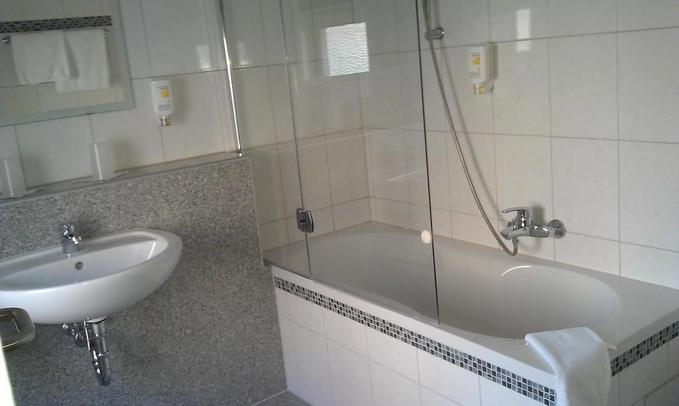 Bathroom in Airport Hotel Filder Post