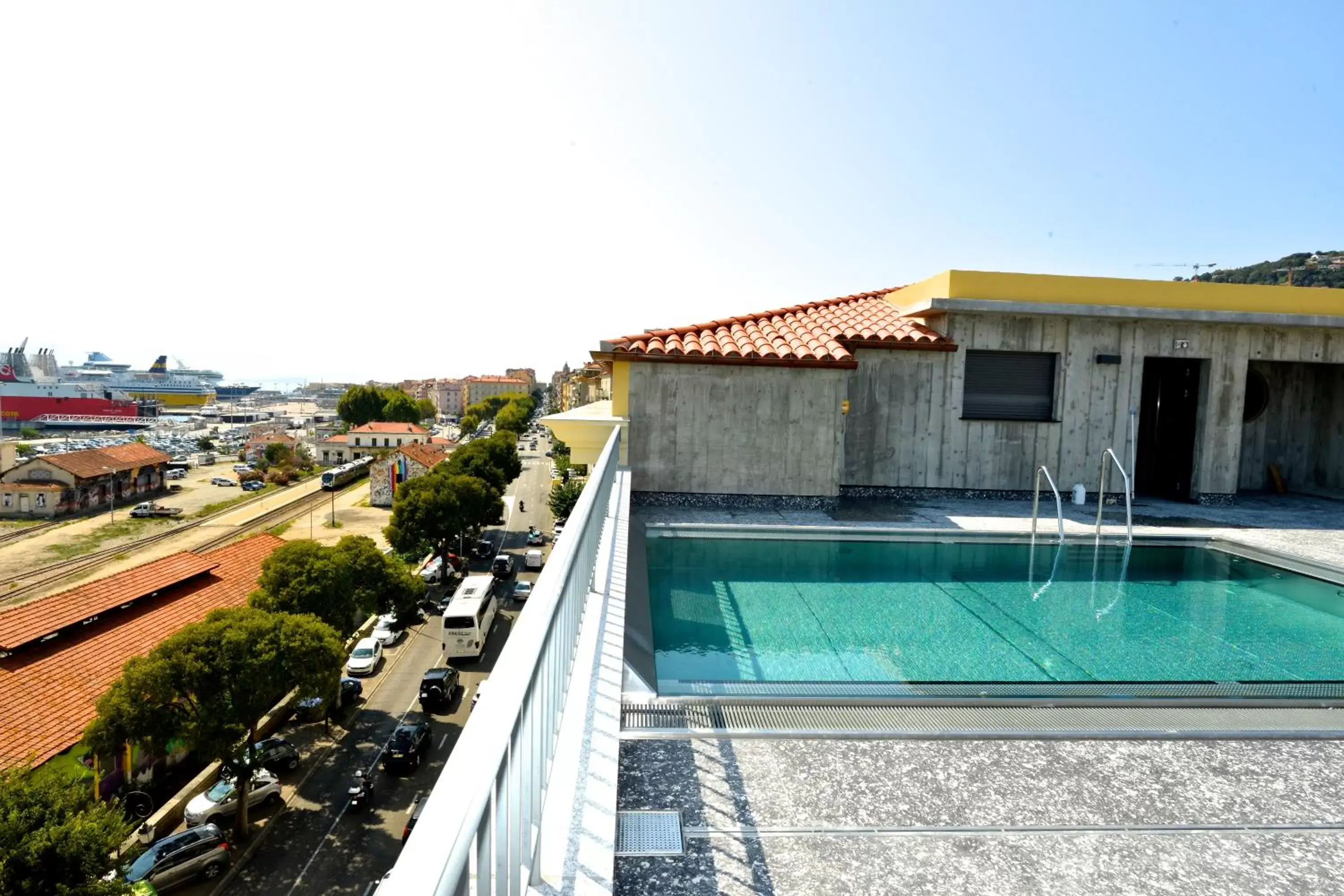 Swimming pool in ibis Styles Ajaccio Napoleon Swimming pool in ibis Styles Ajaccio Napoleon