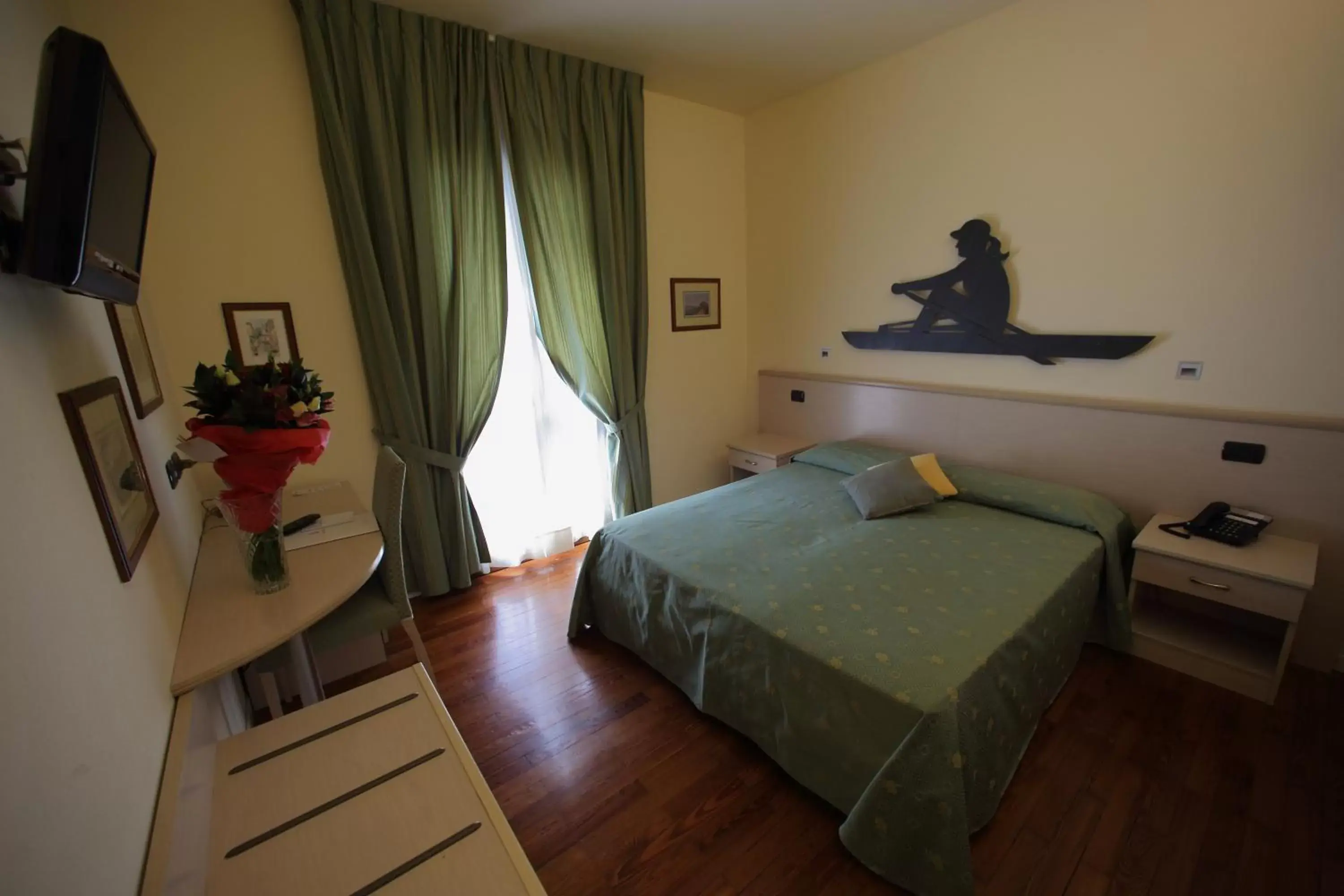 Bed in Hotel Fioroni