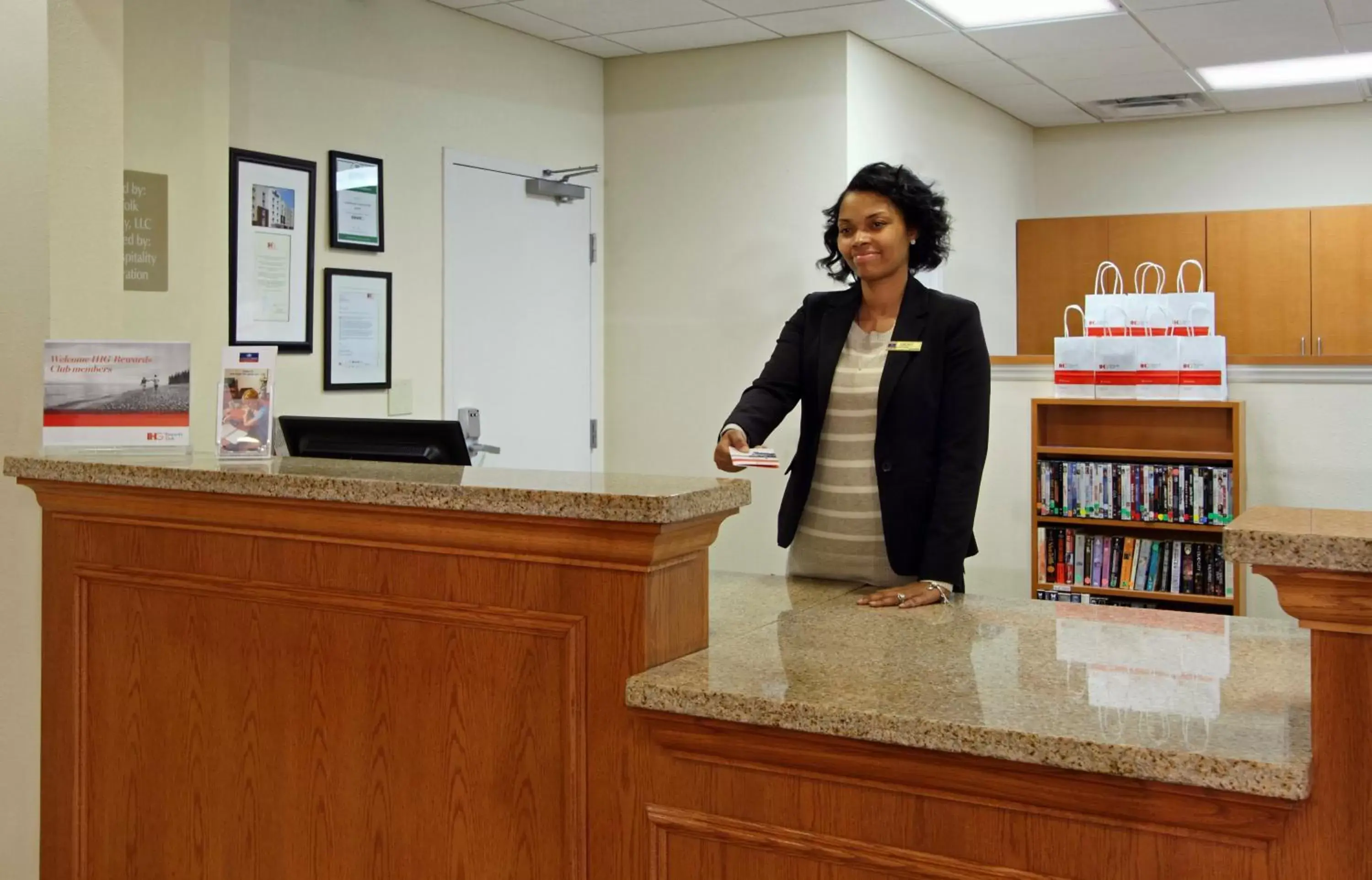 Lobby or reception, Lobby/Reception in Candlewood Suites Norfolk Airport, an IHG Hotel