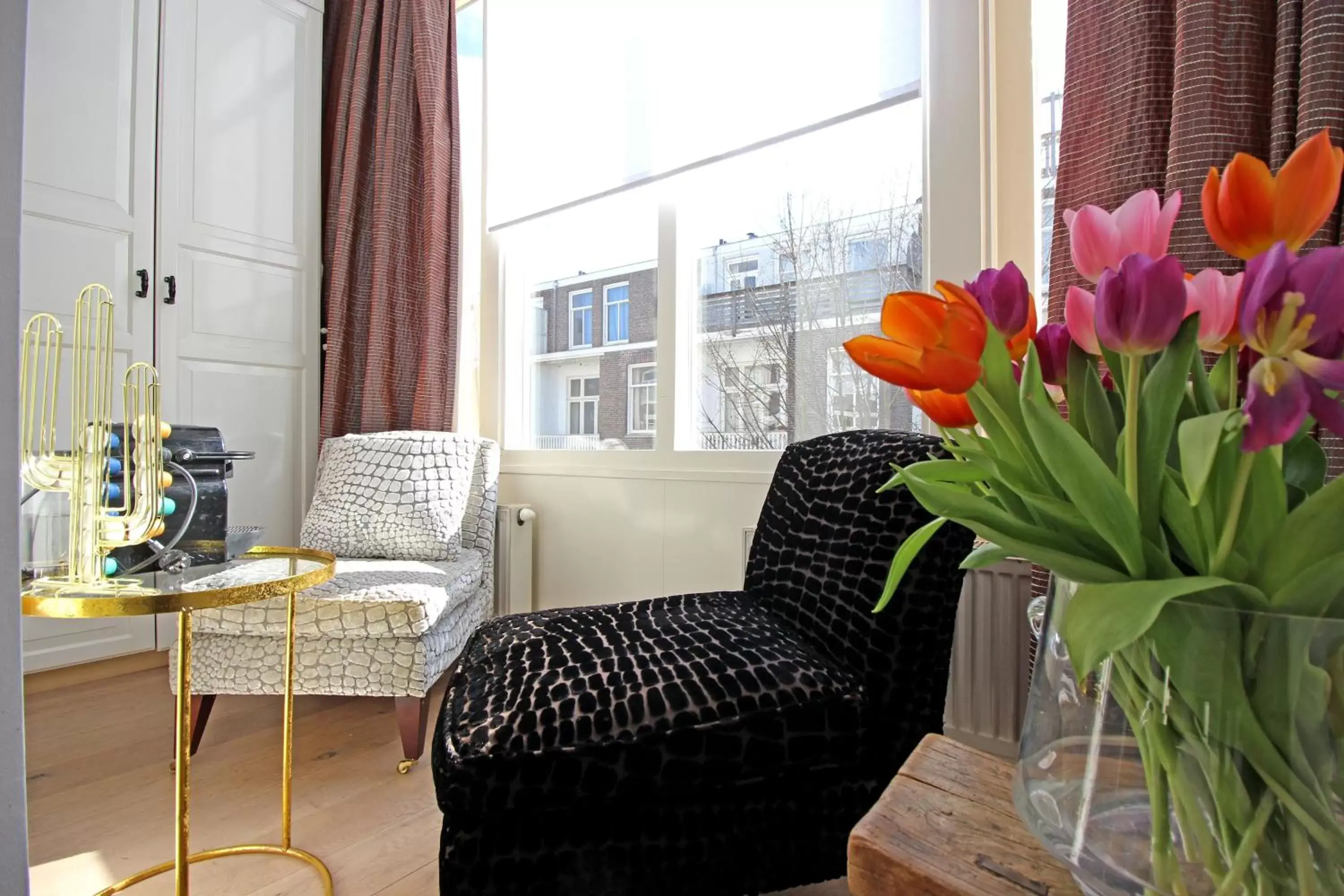 Decorative detail, Seating Area in Vondelpark Suite