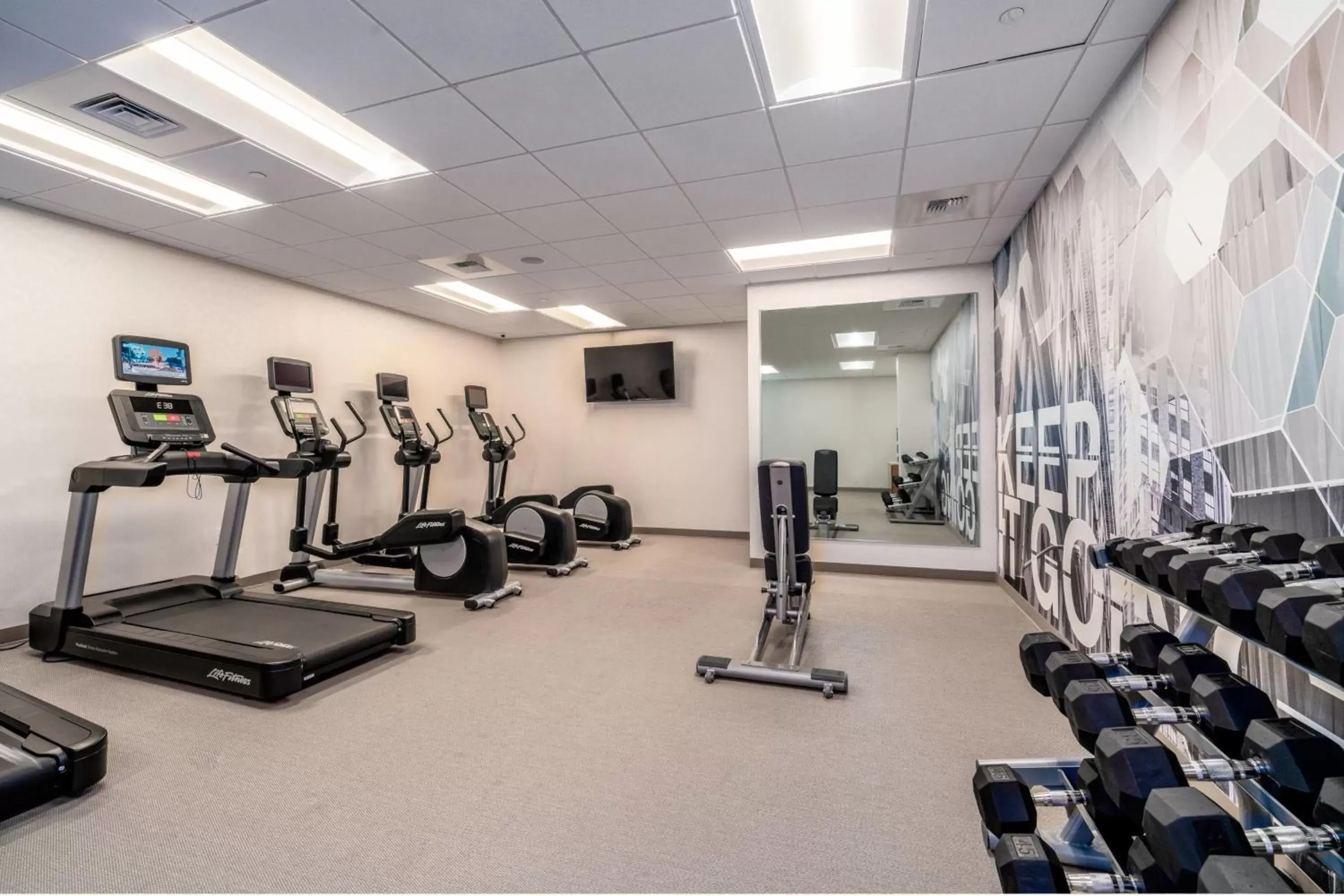 Fitness centre/facilities, Fitness Center/Facilities in SpringHill Suites by Marriott Oakland Airport