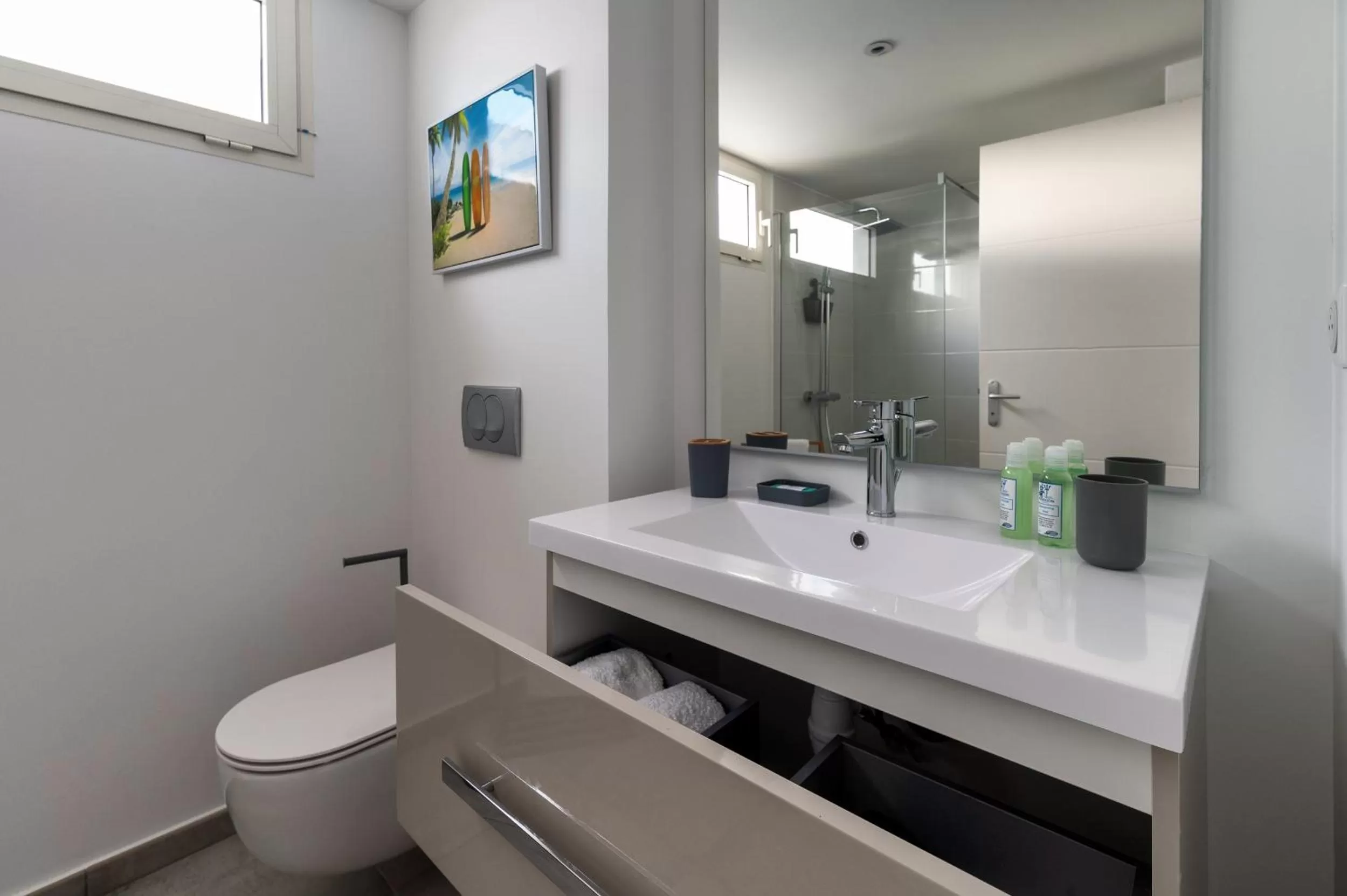 Bathroom in Résidence Hôtelière Poséidon Caraïbes